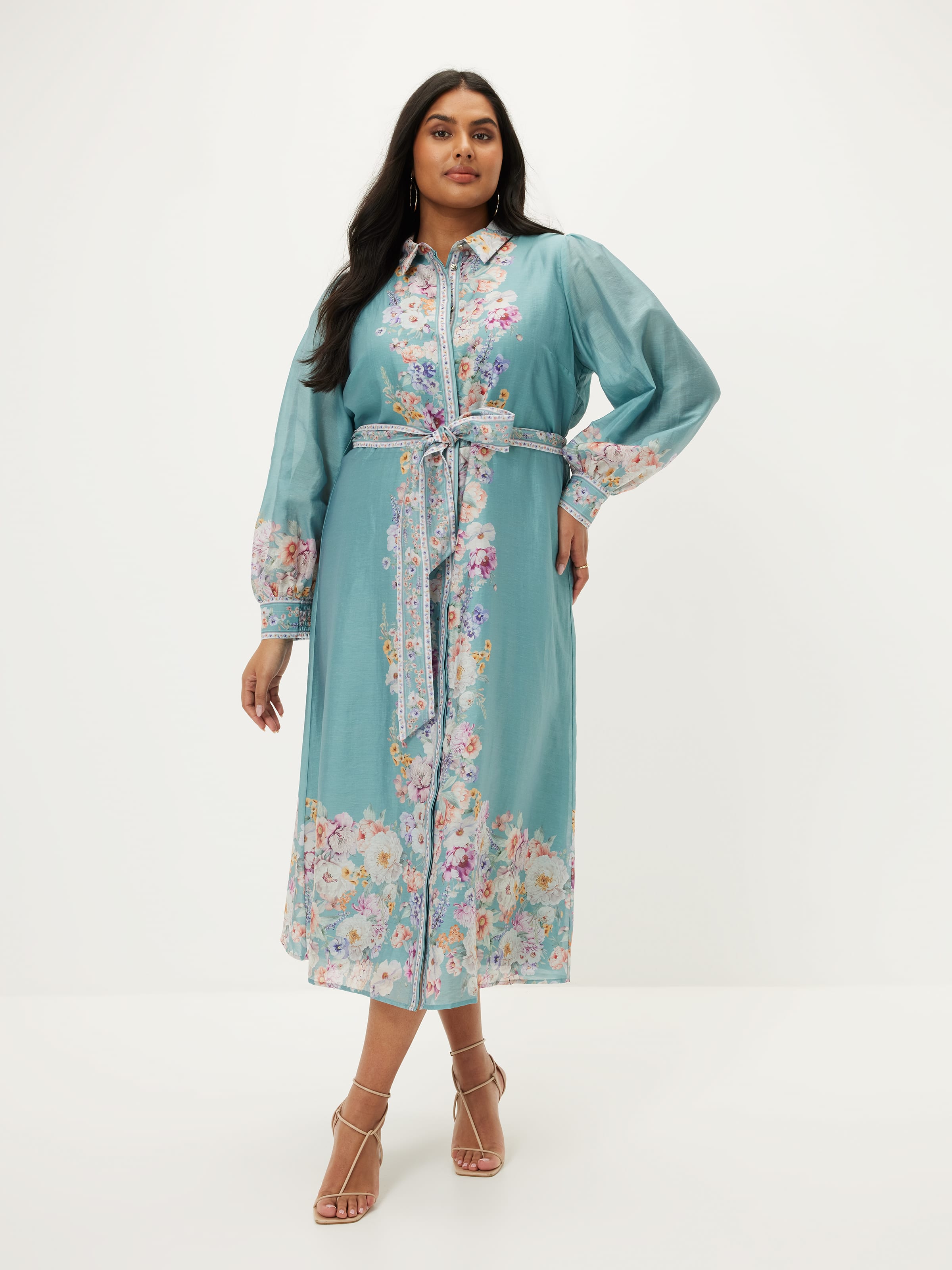 Curve Vanessa Midi Shirt Dress
