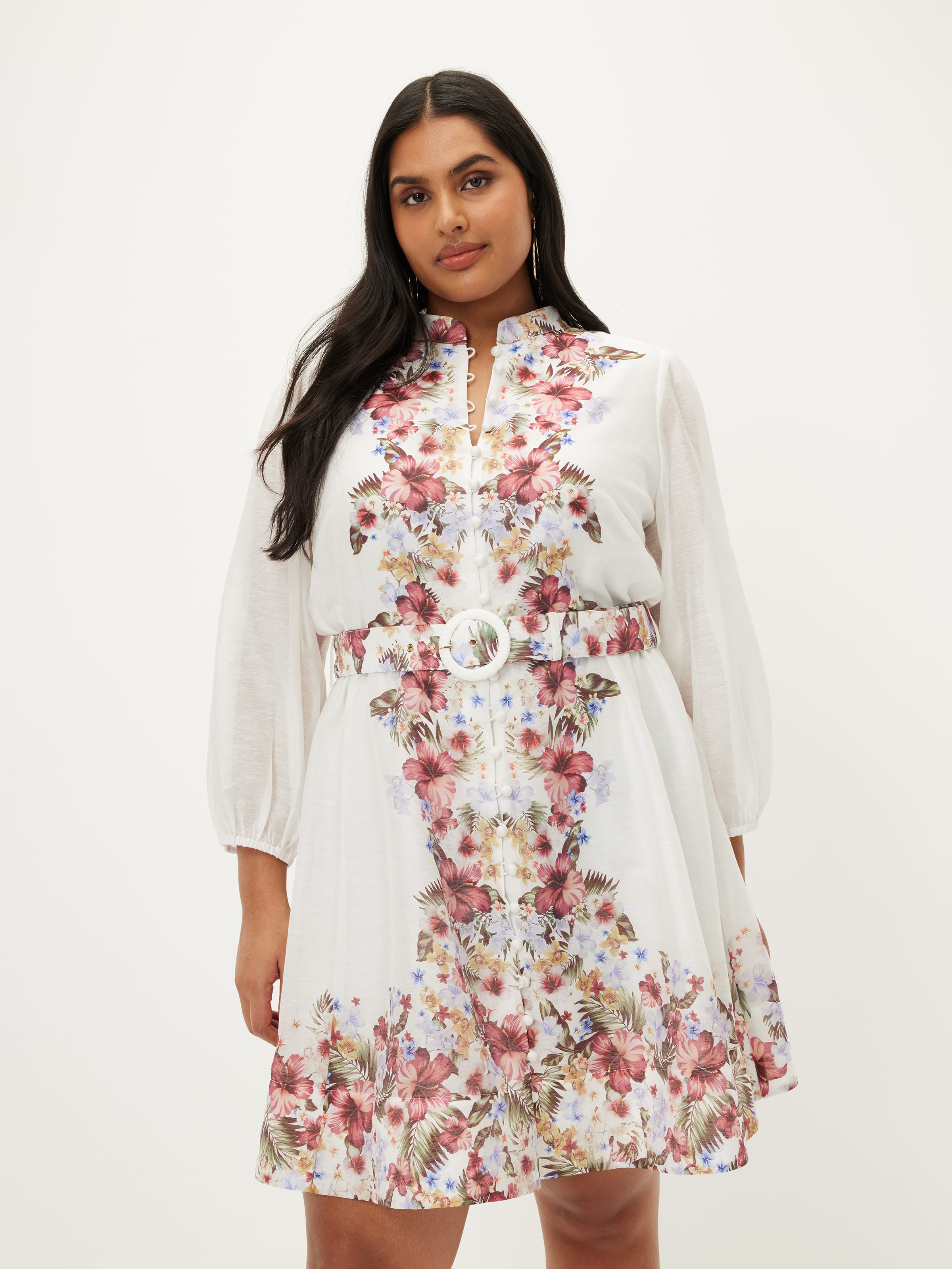 Curve Melanie Long Sleeve Dress