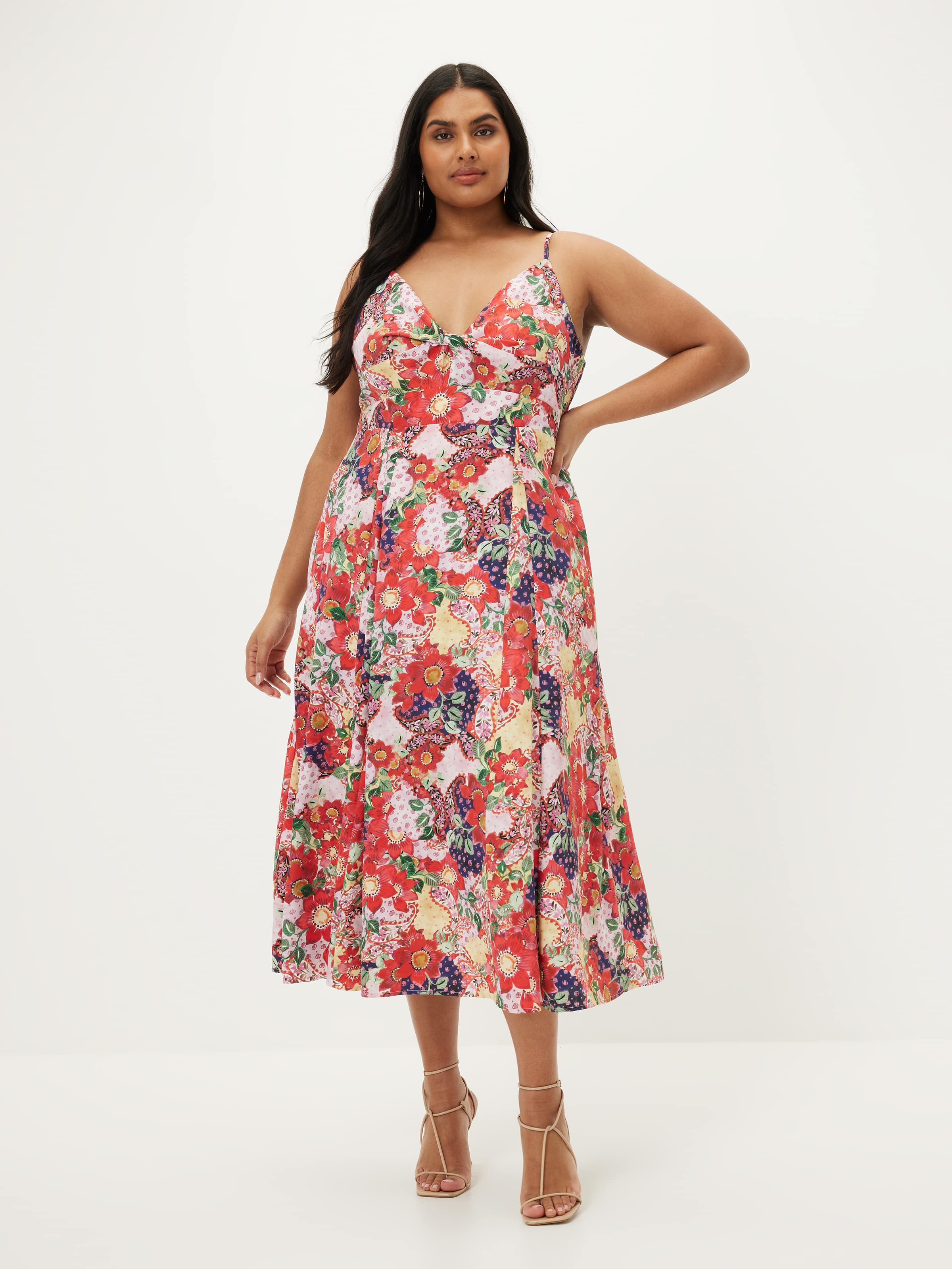 Curve Maria Twist Midi Dress