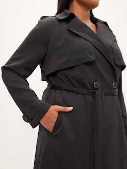 Curve Belle Ame Long Sleeve Trench