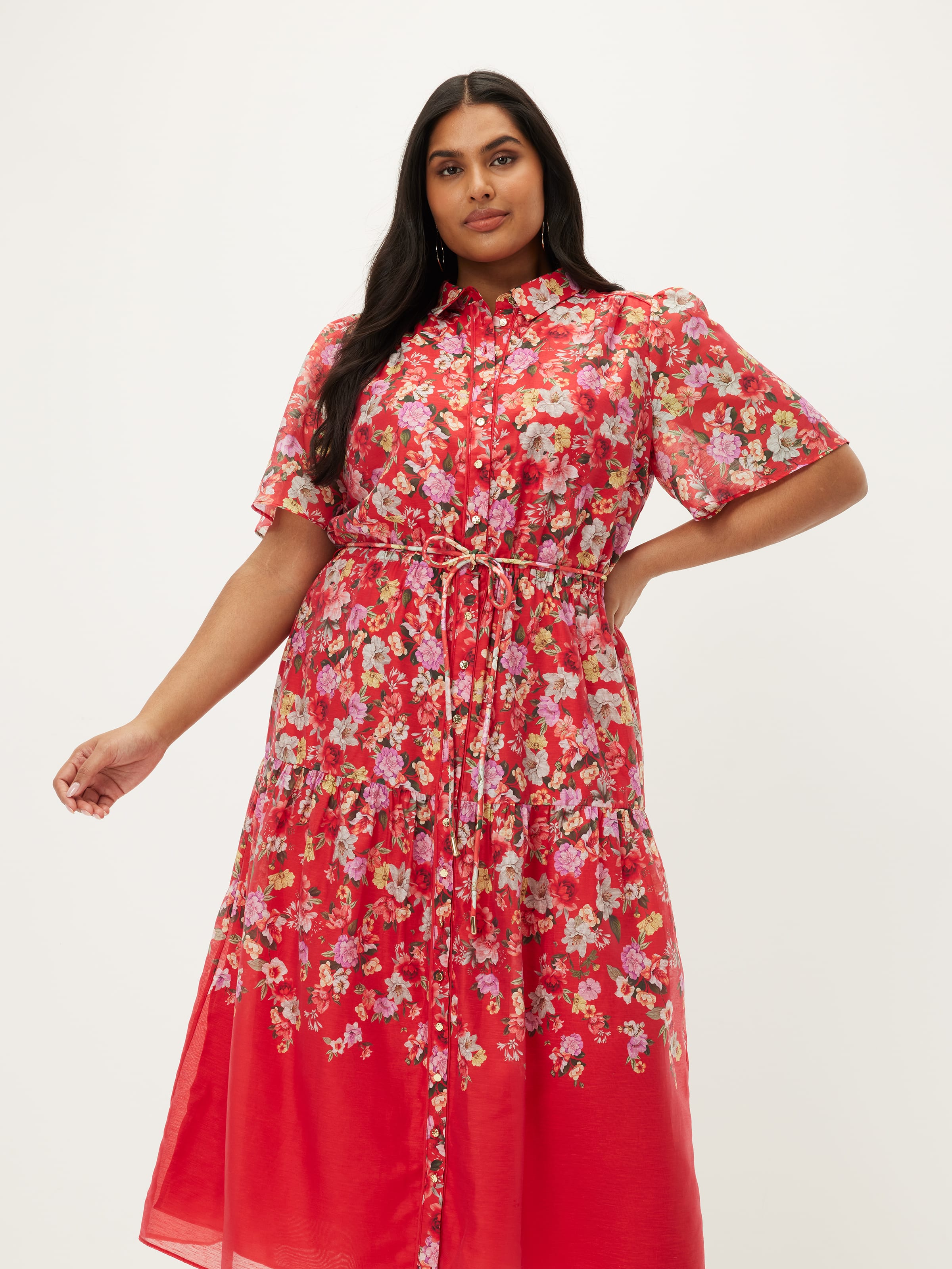 Curve Zosia Midi Shirt Dress