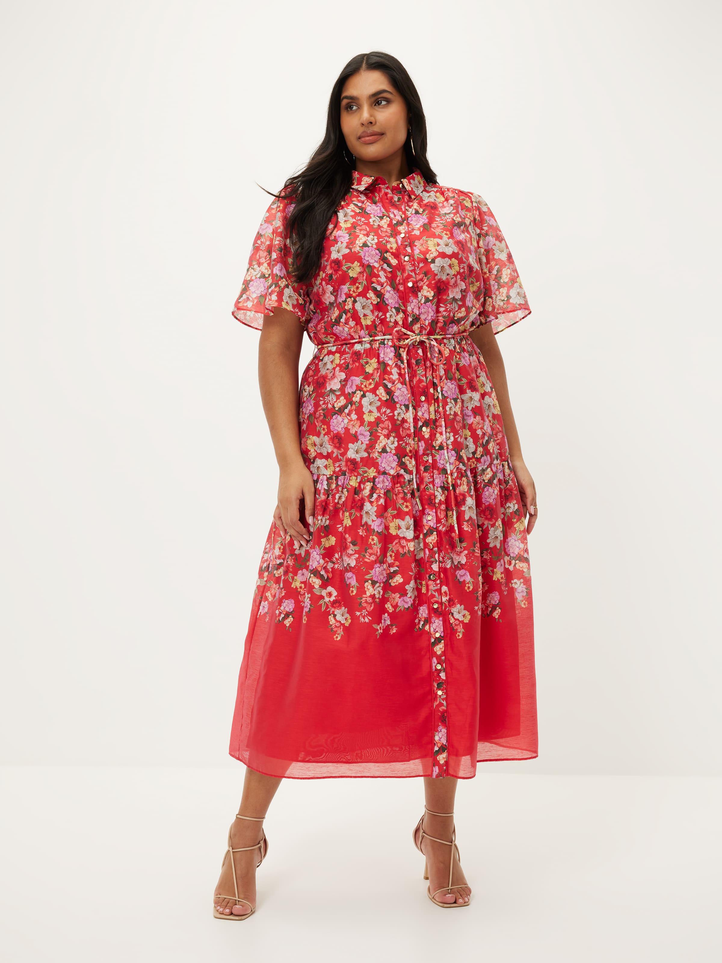 Curve Zosia Midi Shirt Dress
