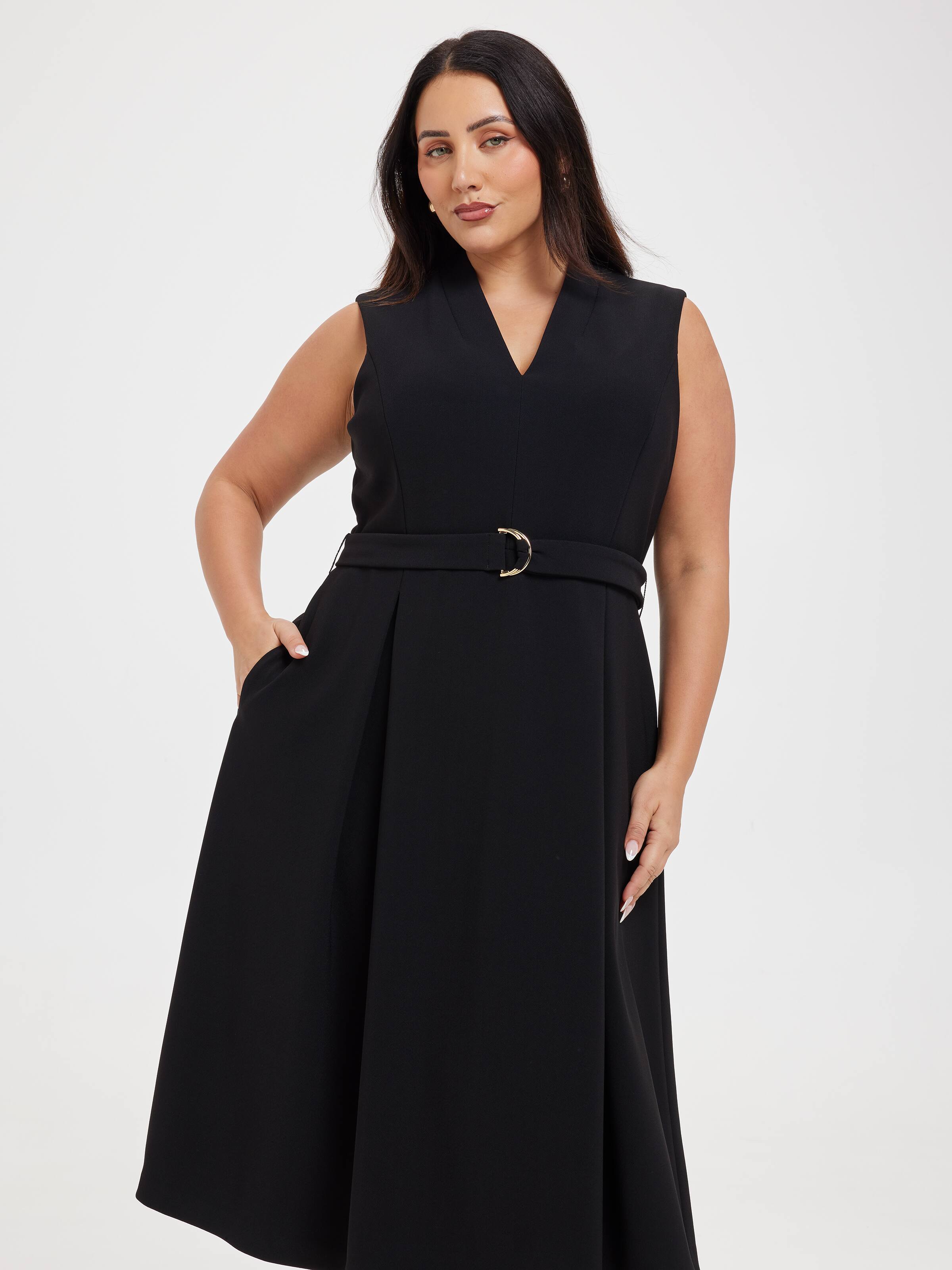 Curve Rosie Fit & Flare Dress