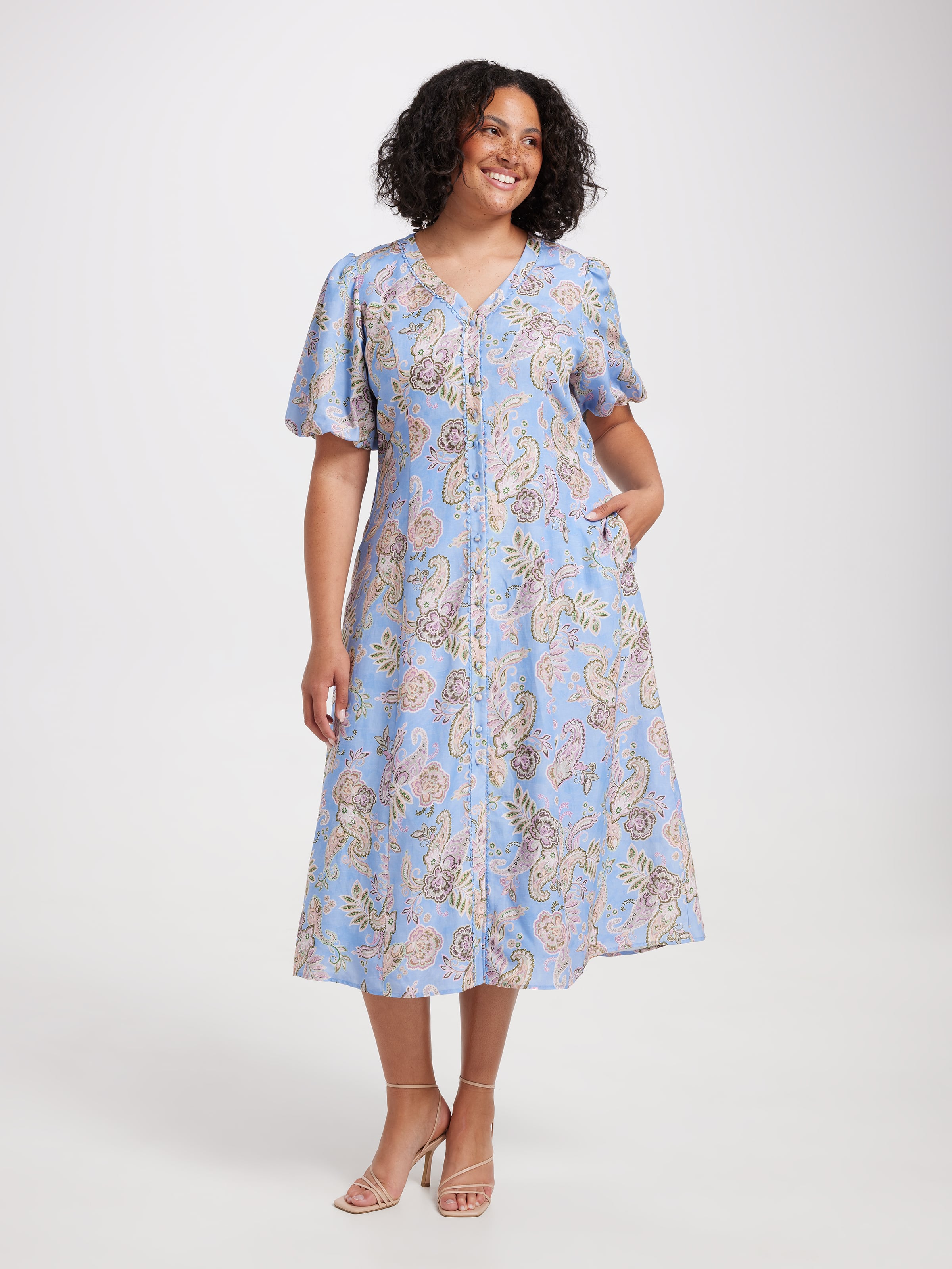 Curve Heather Midi Dress