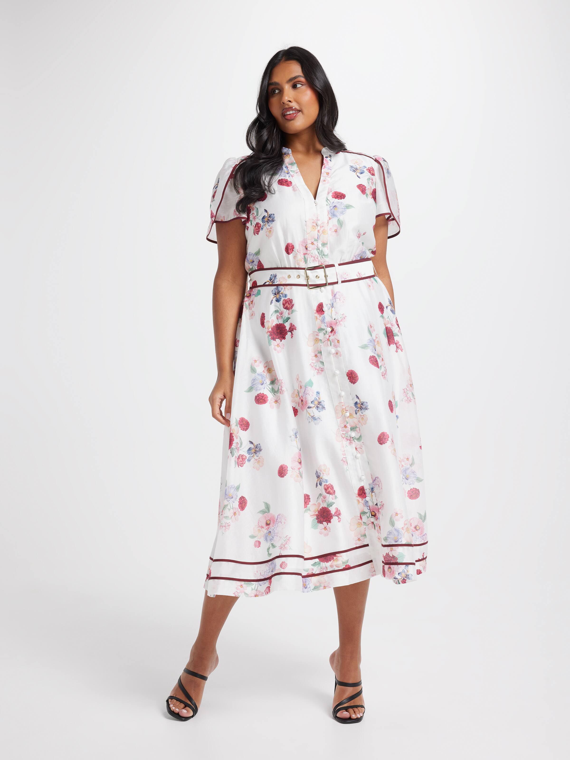 Curve Sawyer Bind Shirt Dress