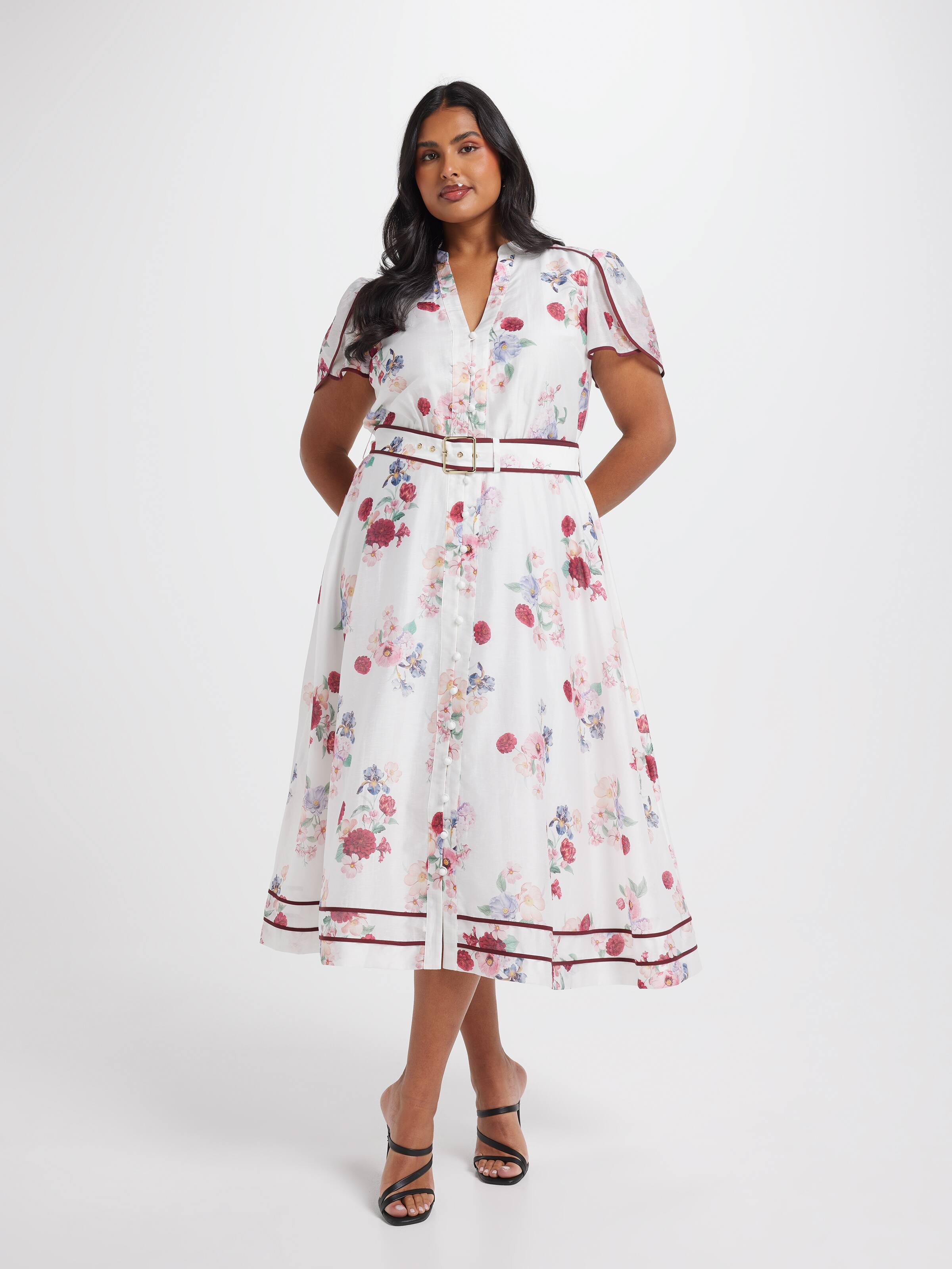 Curve Sawyer Bind Shirt Dress
