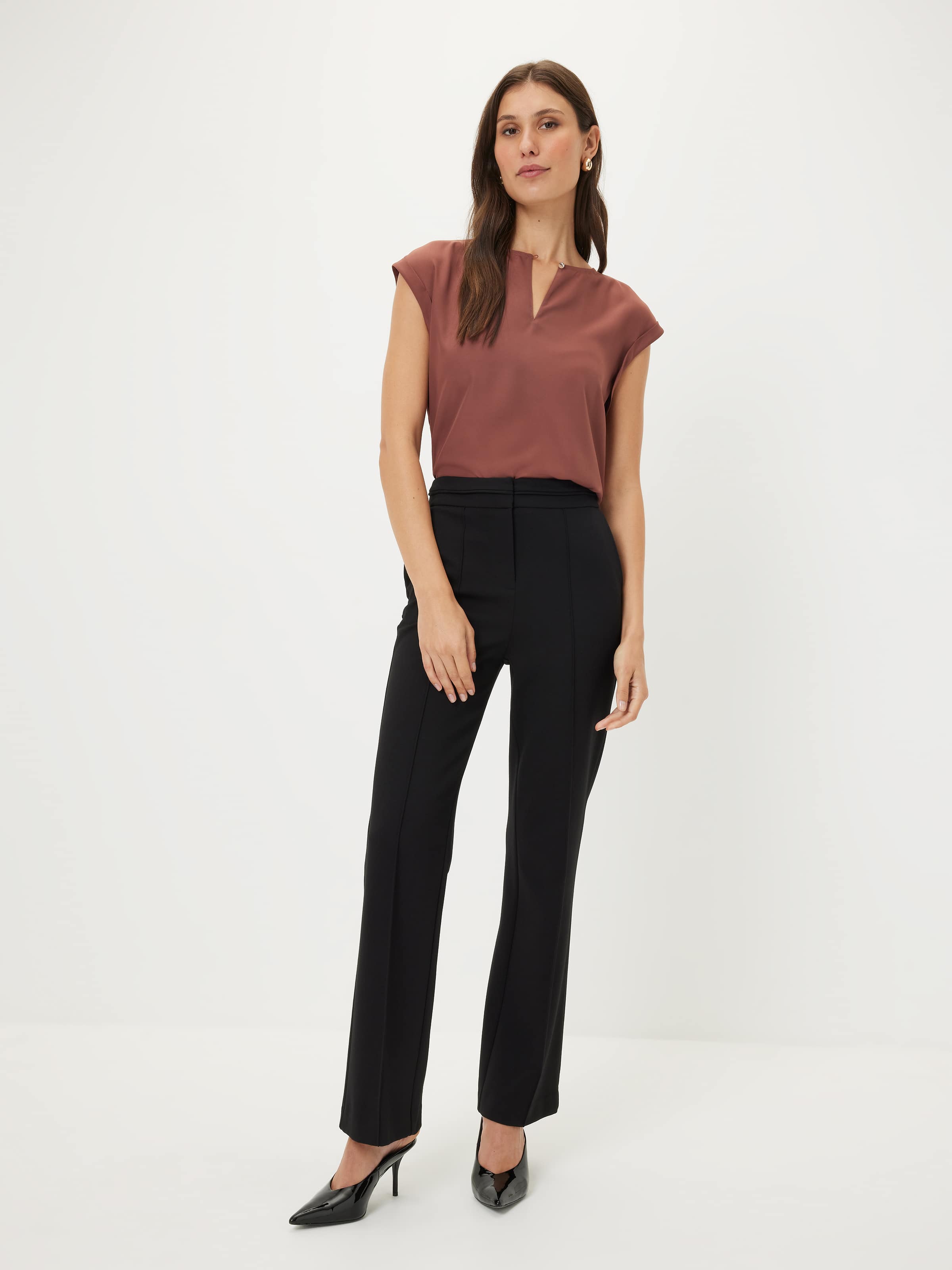 Billie Woven Front Tee