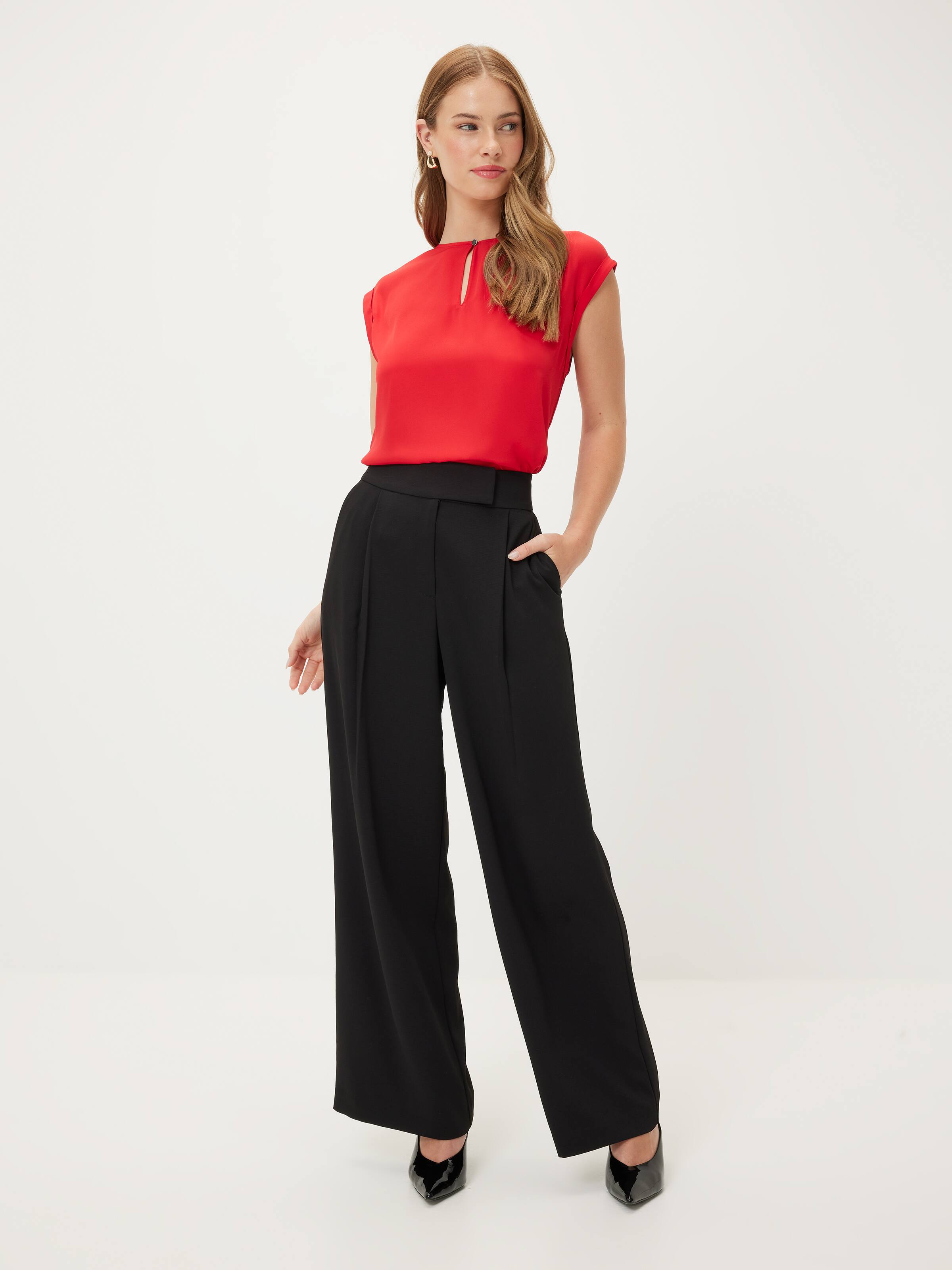 Billie Woven Front Tee