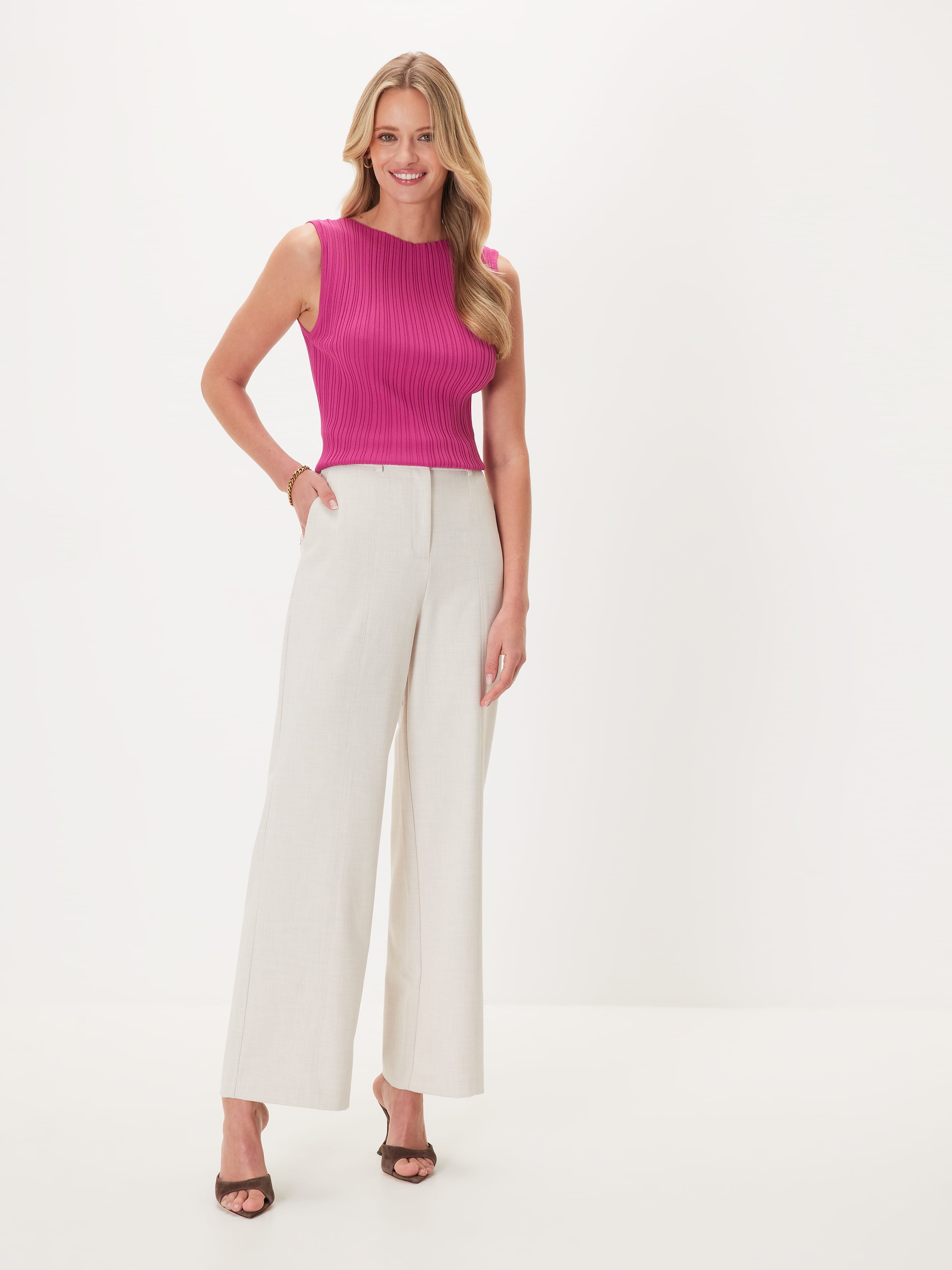 Marissa Ribbed Milano Knit