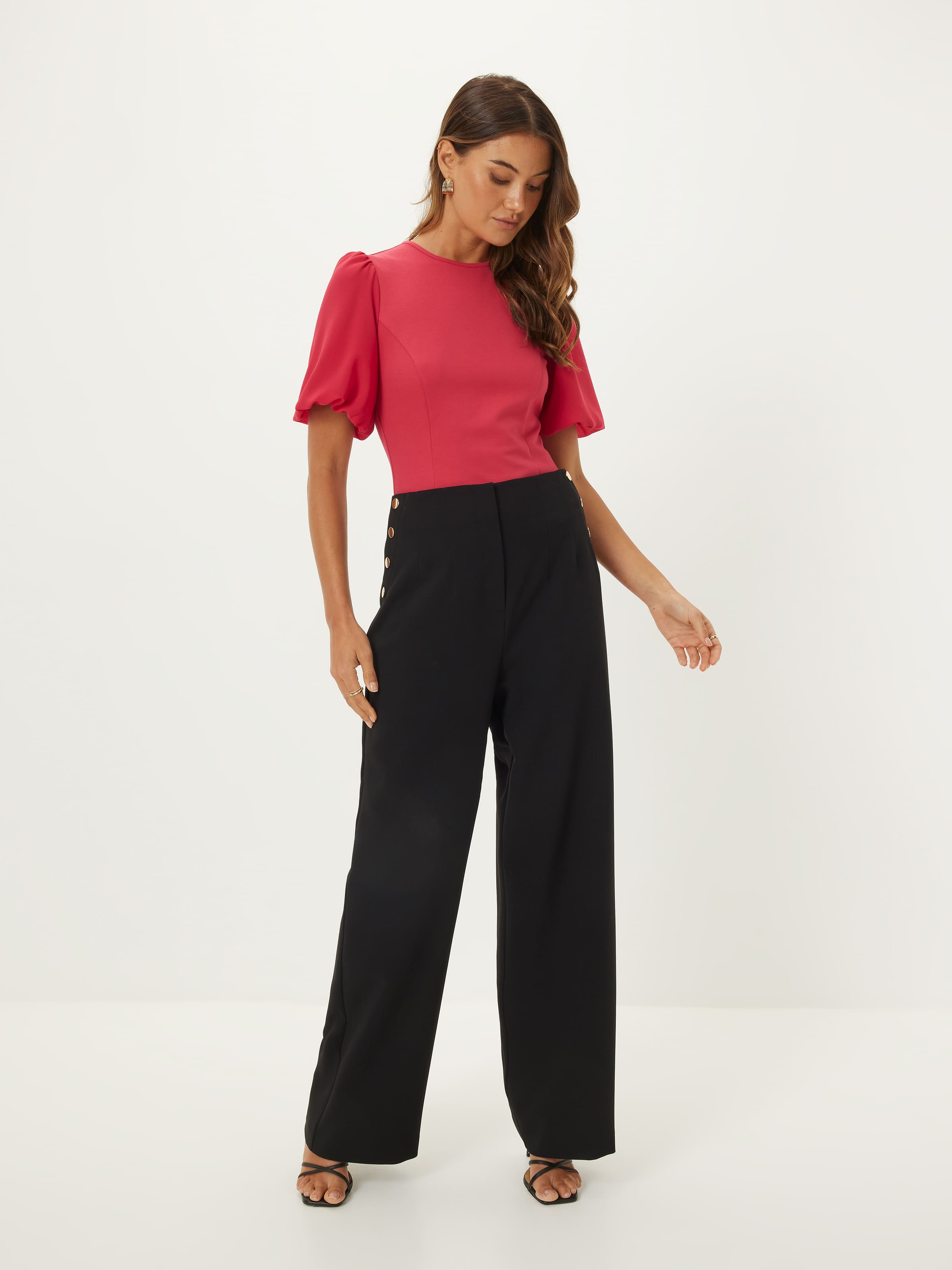 Crew Puff Sleeve Top