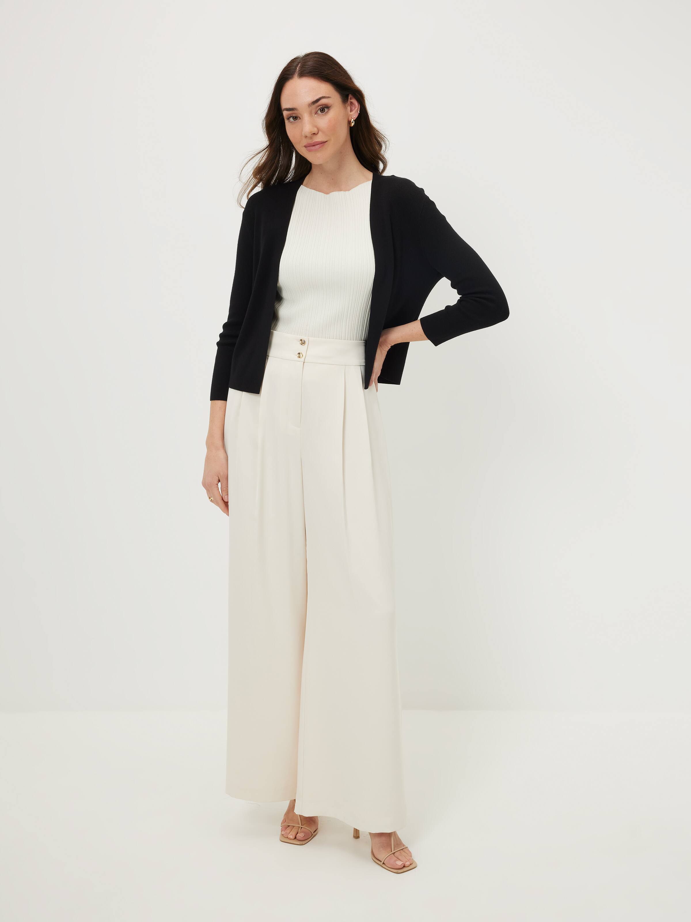 Libby Cropped 3/4 Cardi