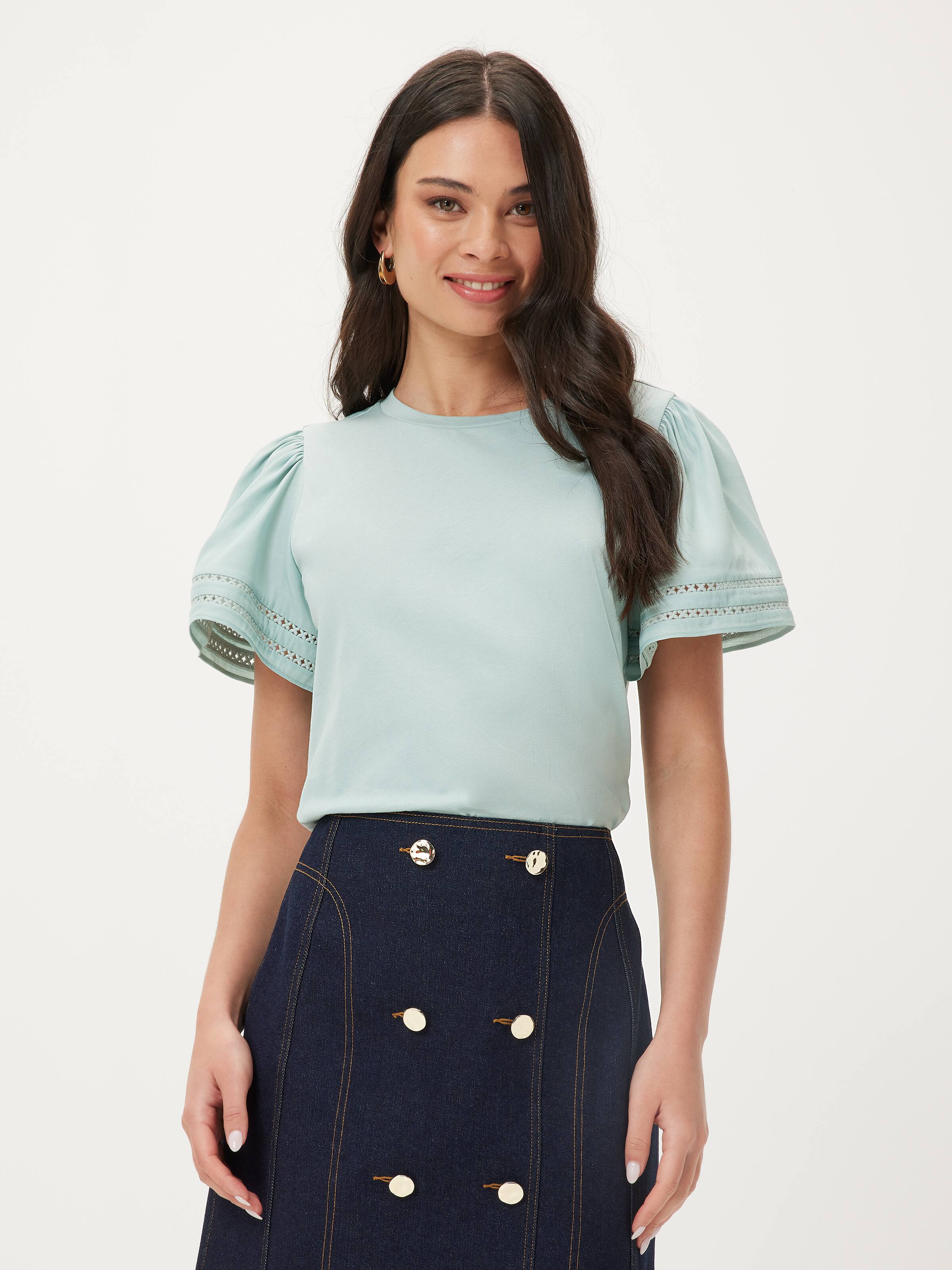 Luna Lace Sleeve Tee