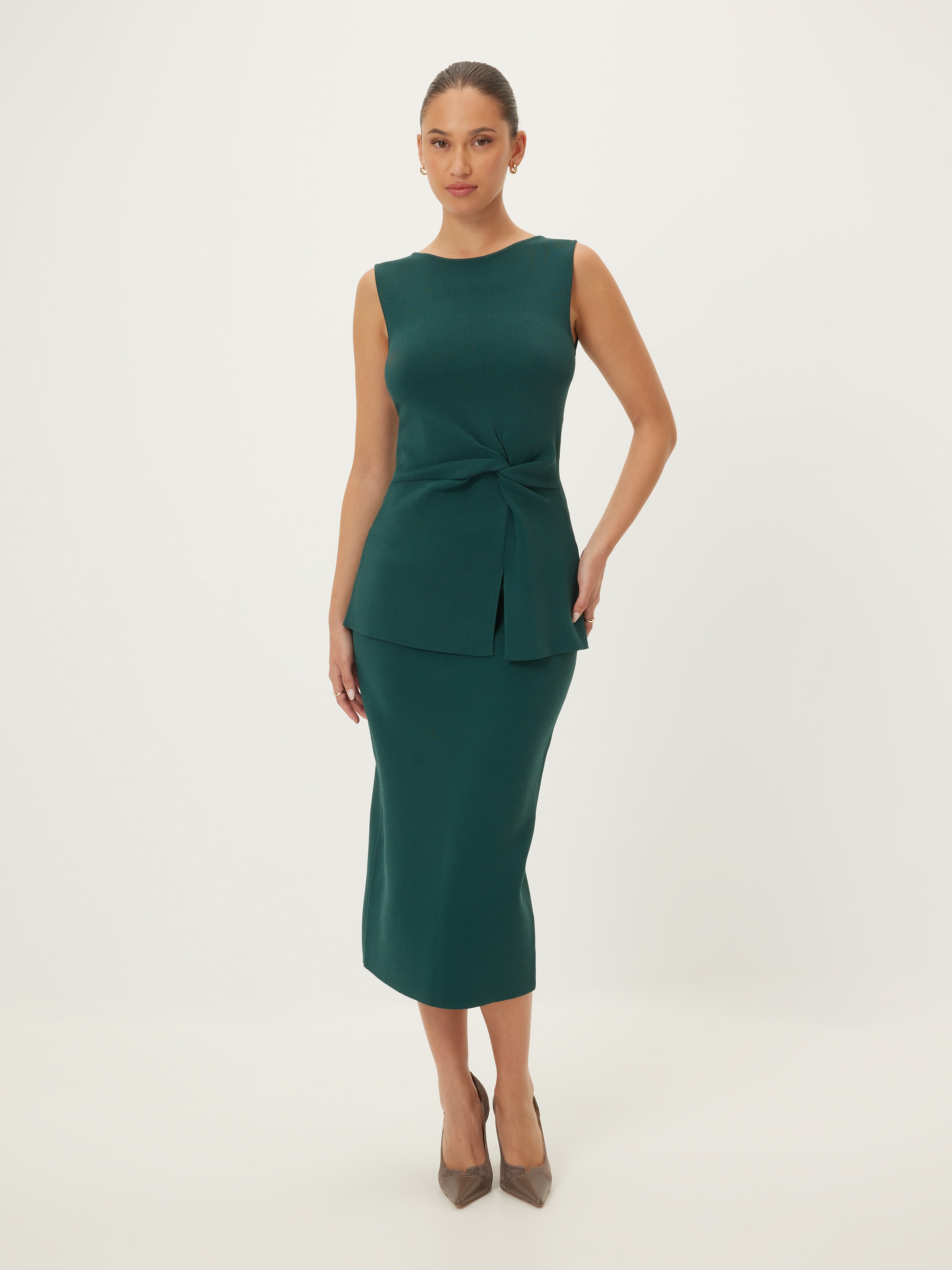 Rhiannon Milano Midi Skirt