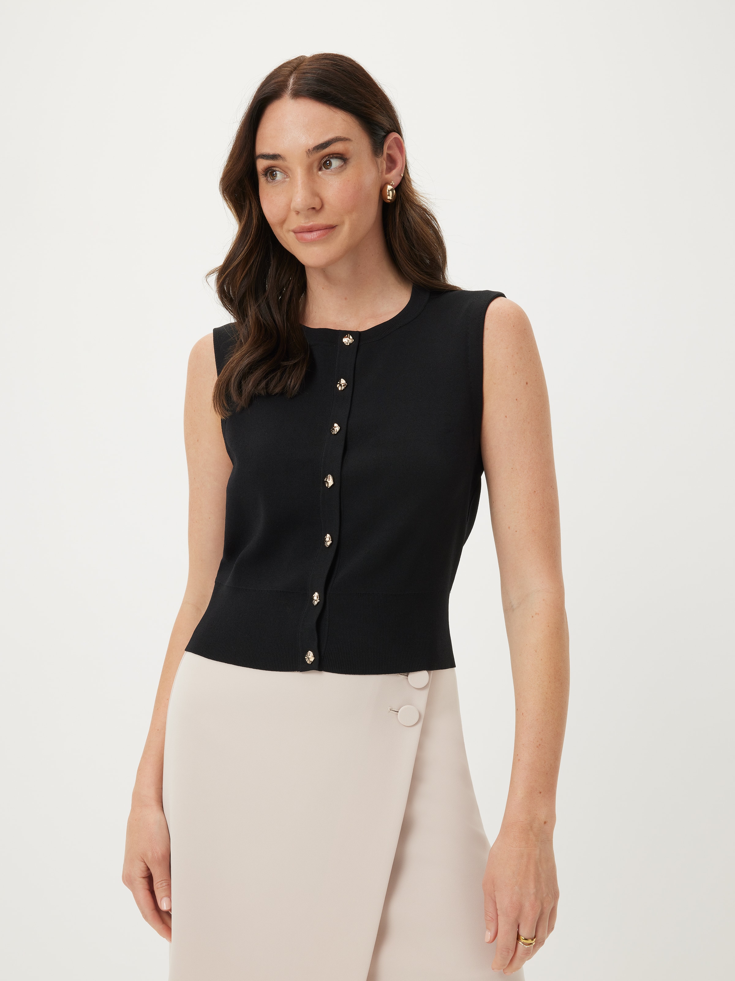 Louise Sleeveless Milano Vest