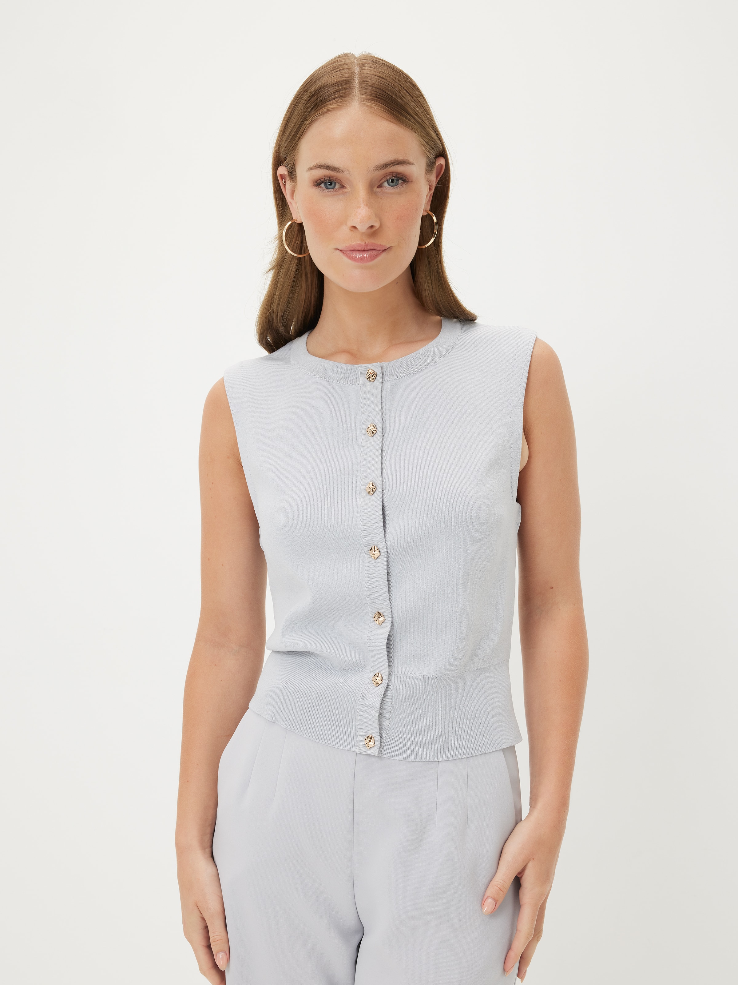 Louise Sleeveless Milano Vest
