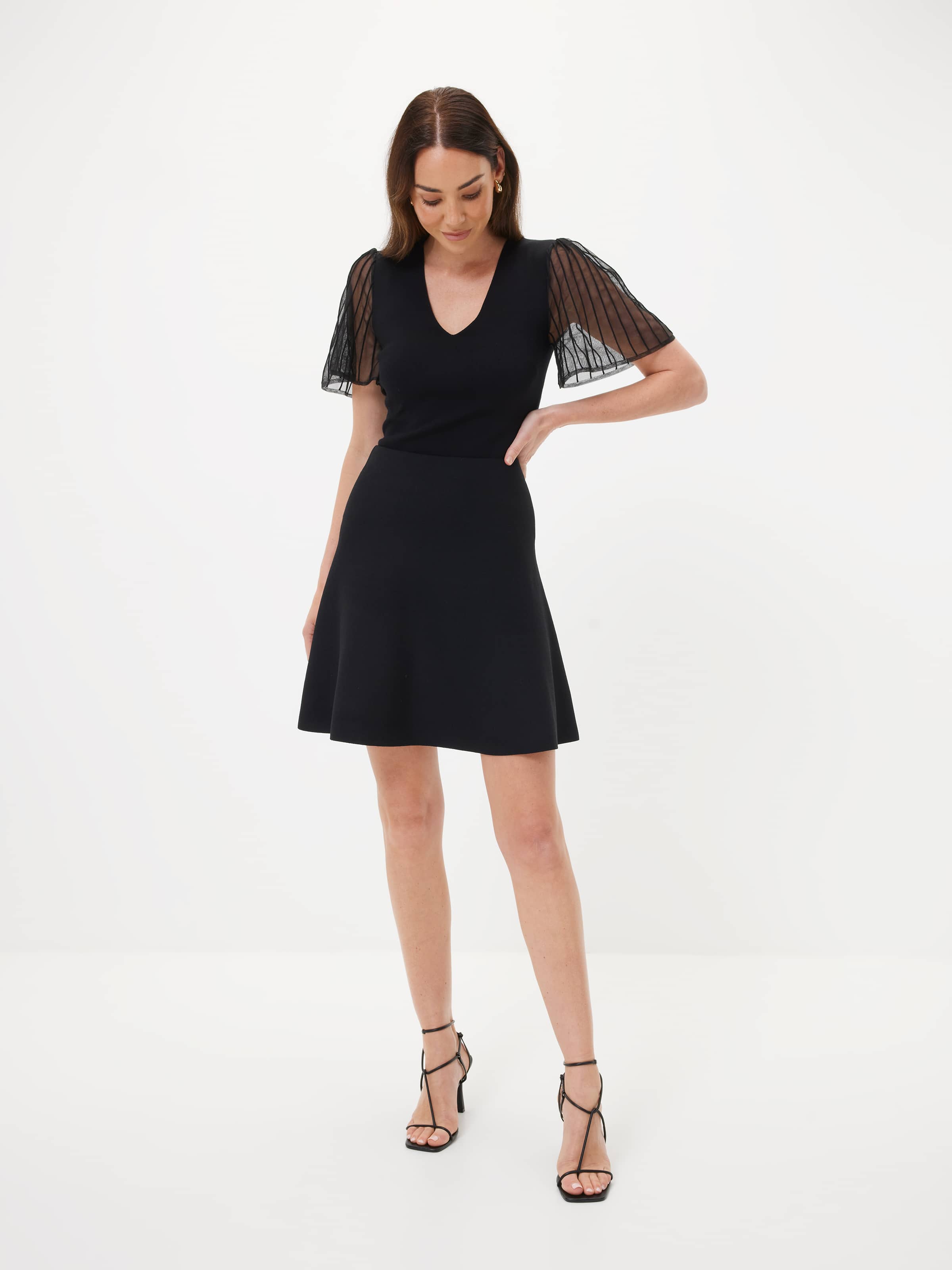 Bronte Sheer Sleeve Knit