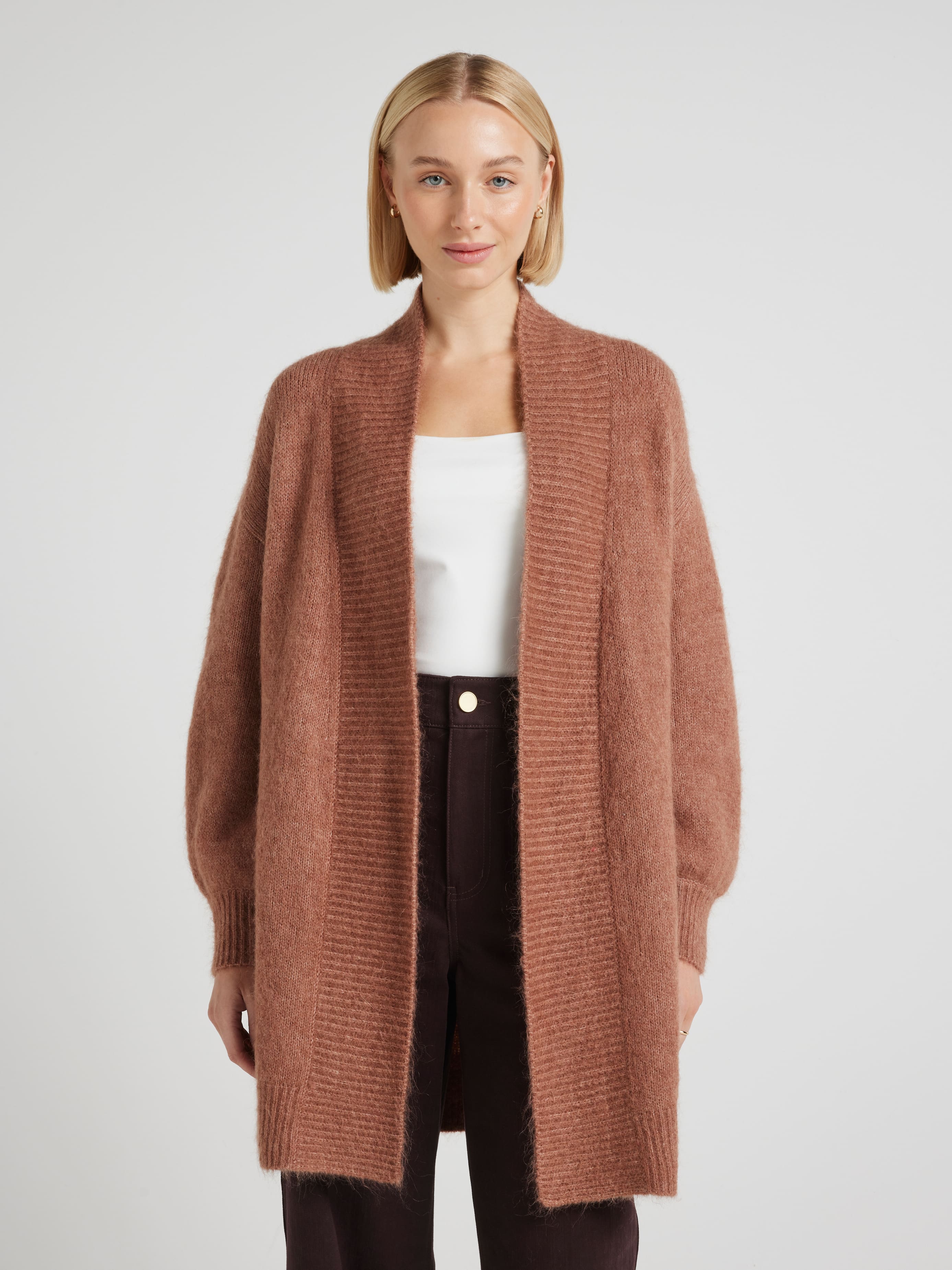 Shannon Fluffy Longline Cardi