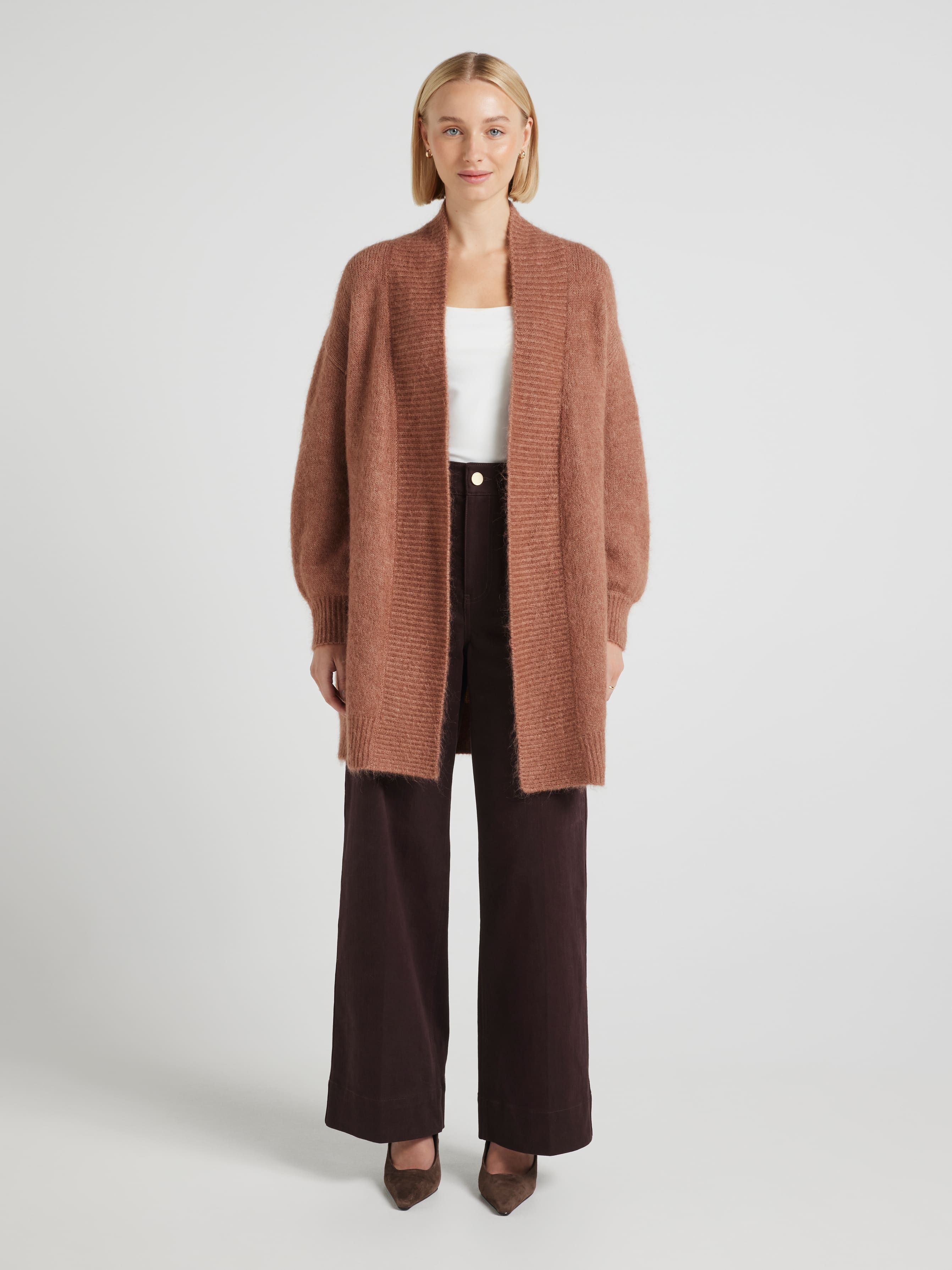 Shannon Fluffy Longline Cardi