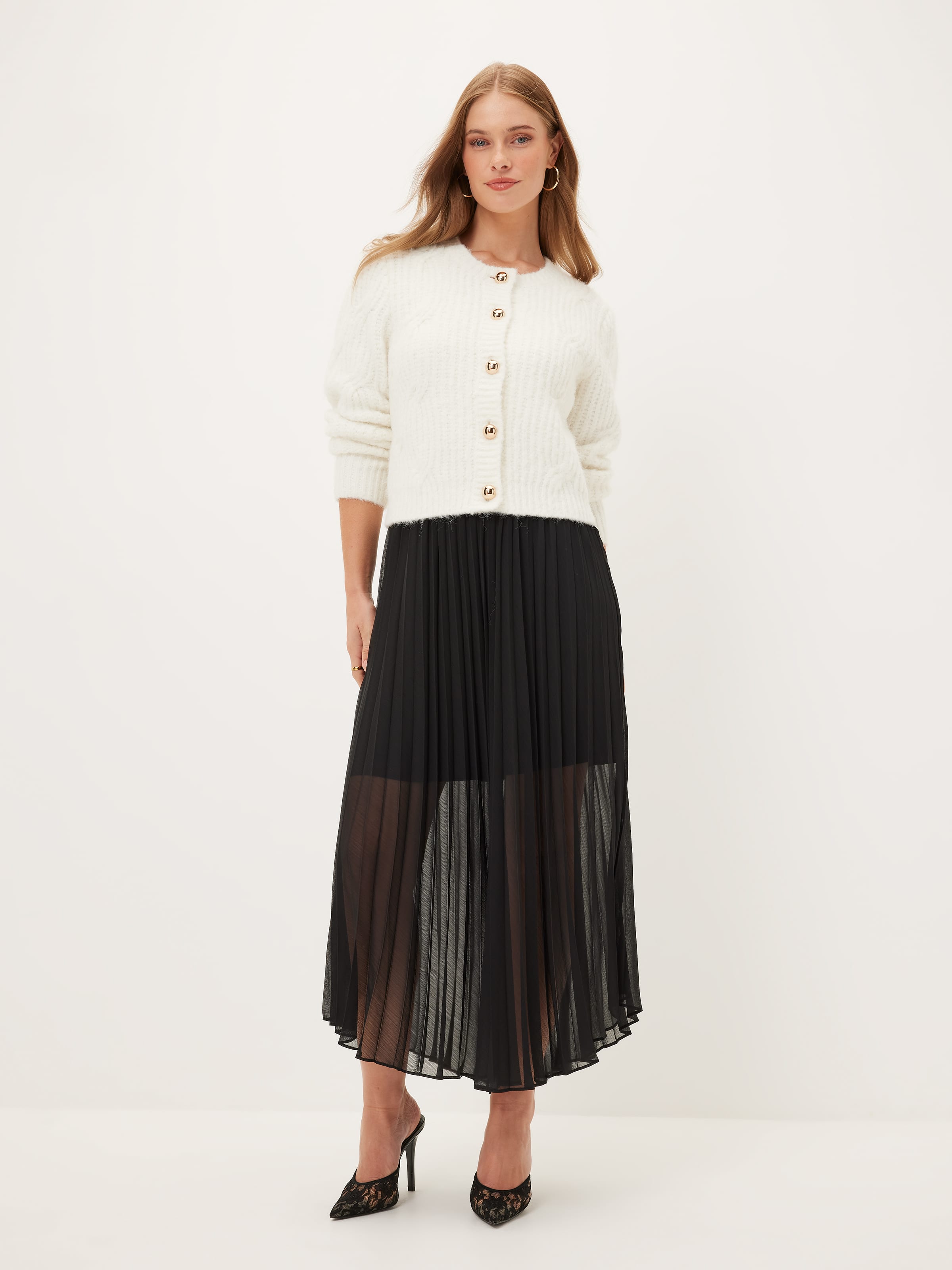 Diana Cable Knit Cardigan