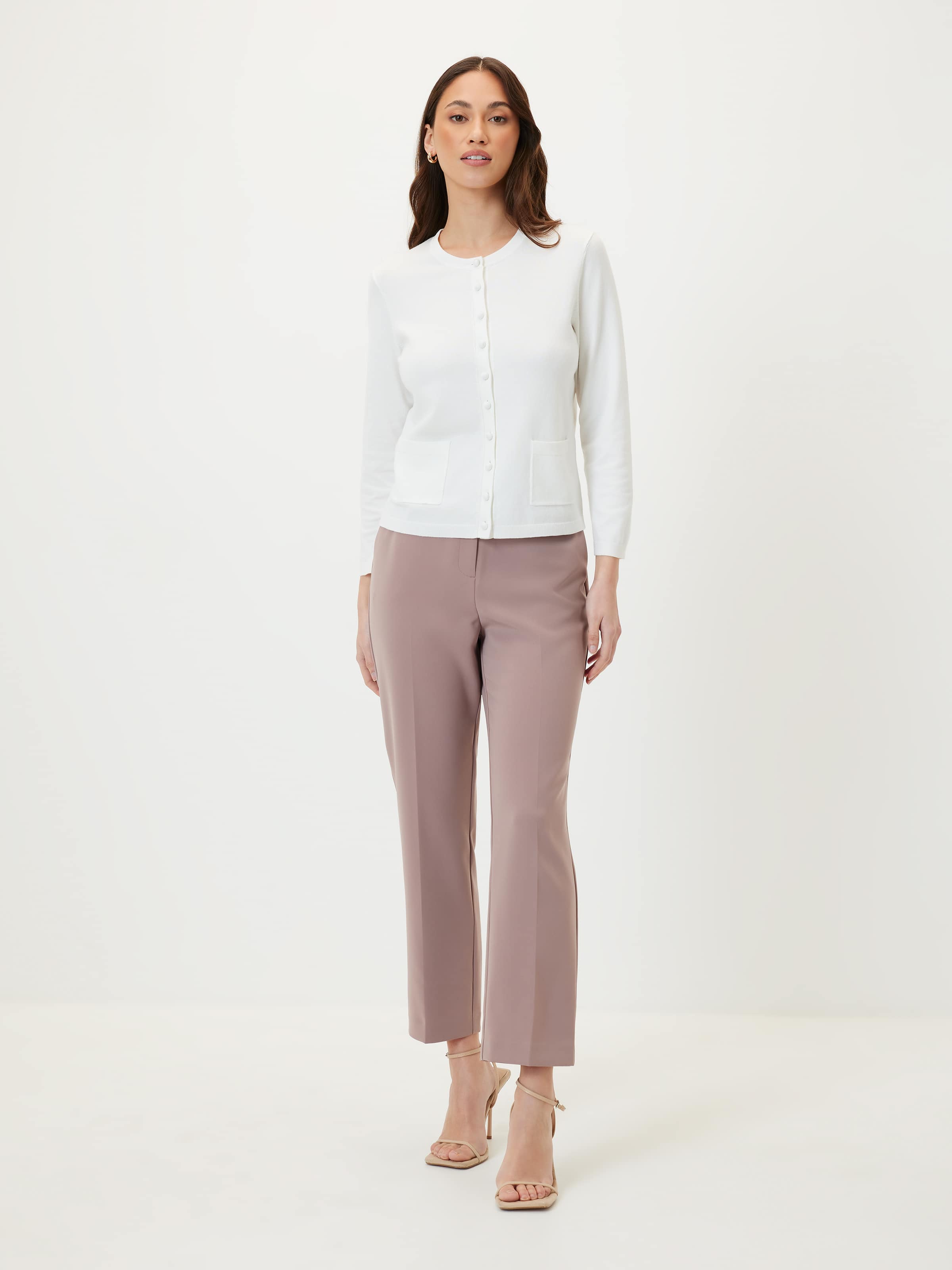 Claudia Covered Button Cardi