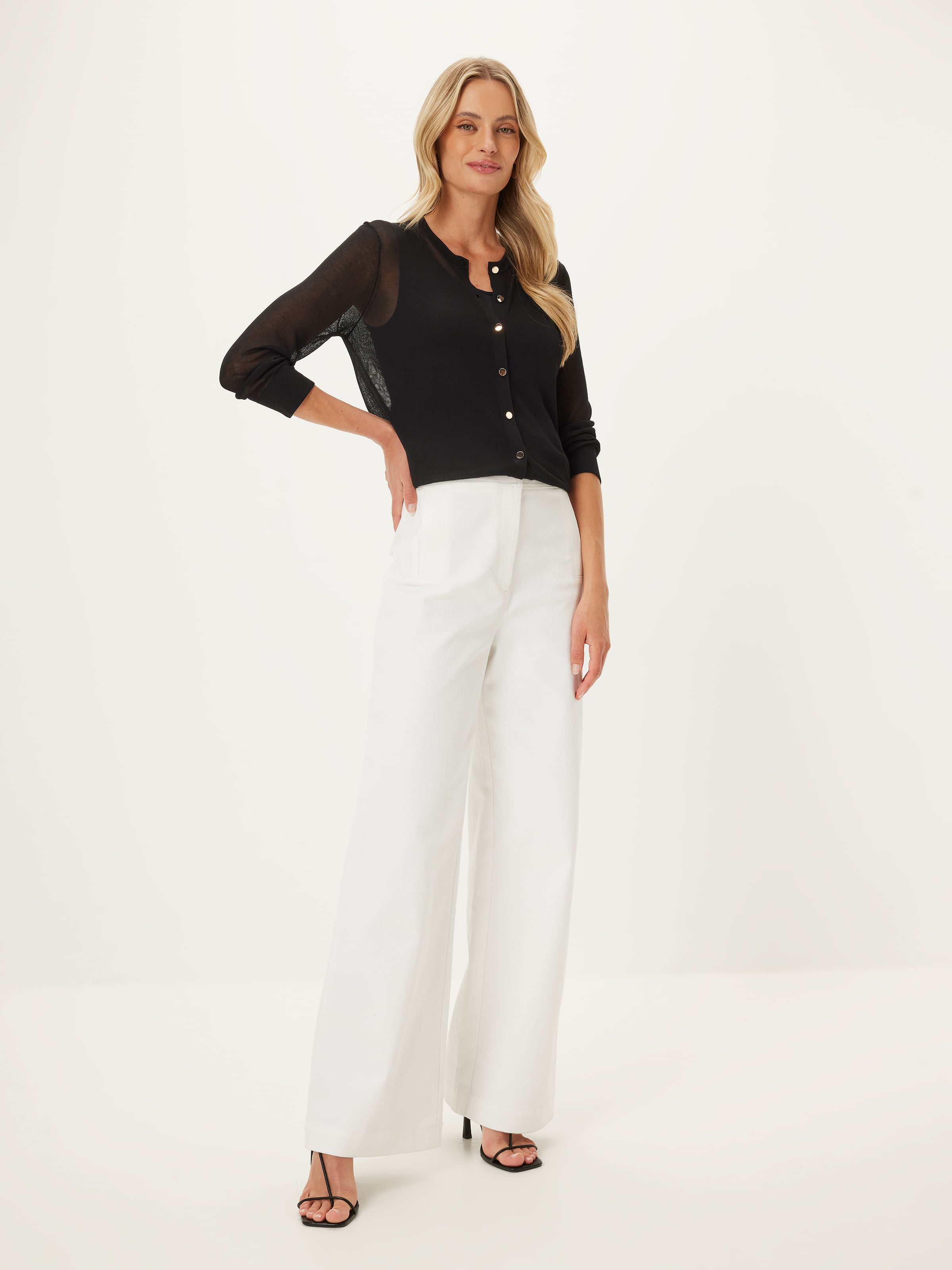 Kendall Sheer Knit Cardigan