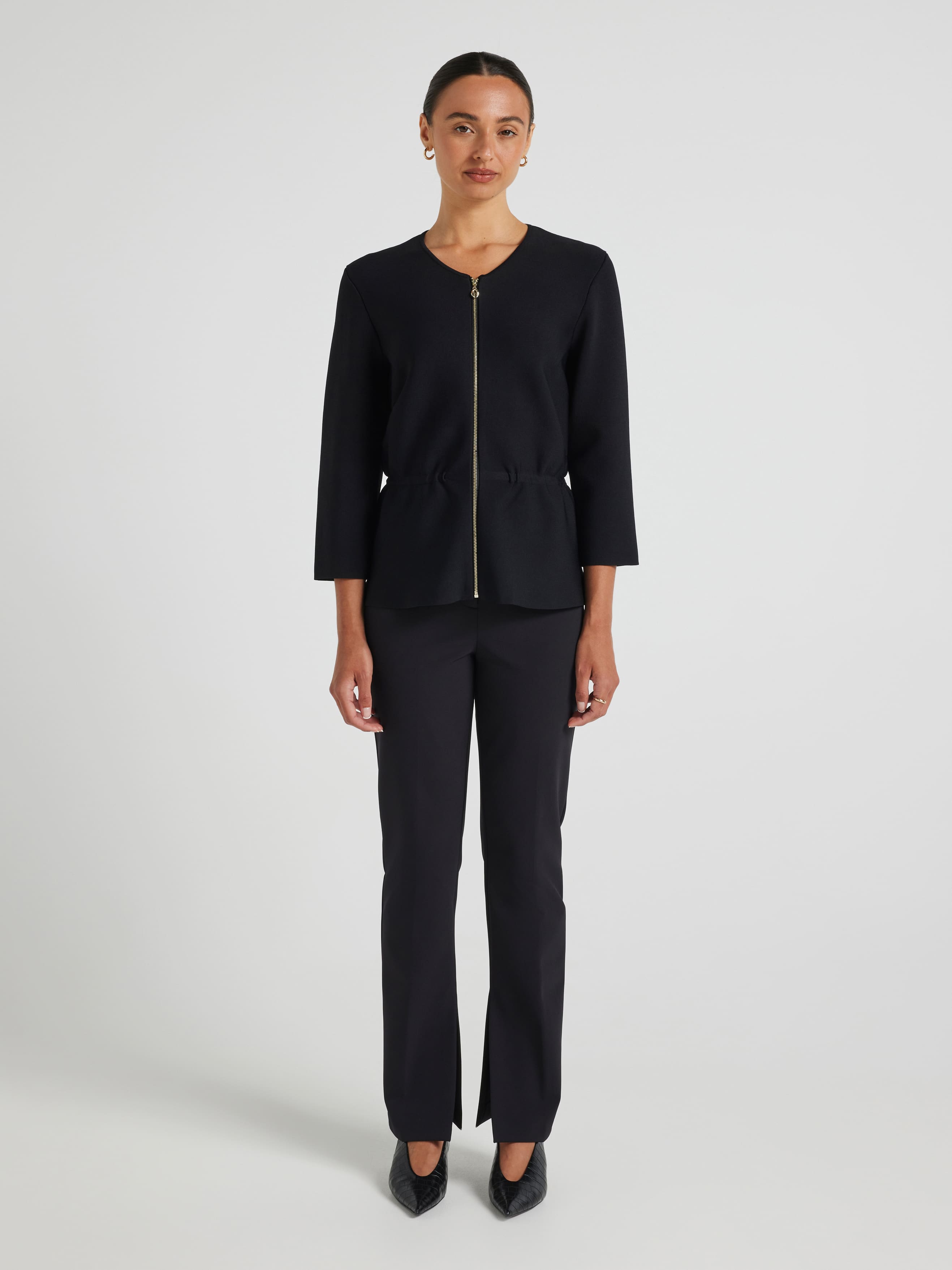 Bianca Zip Thru Milano Cardi