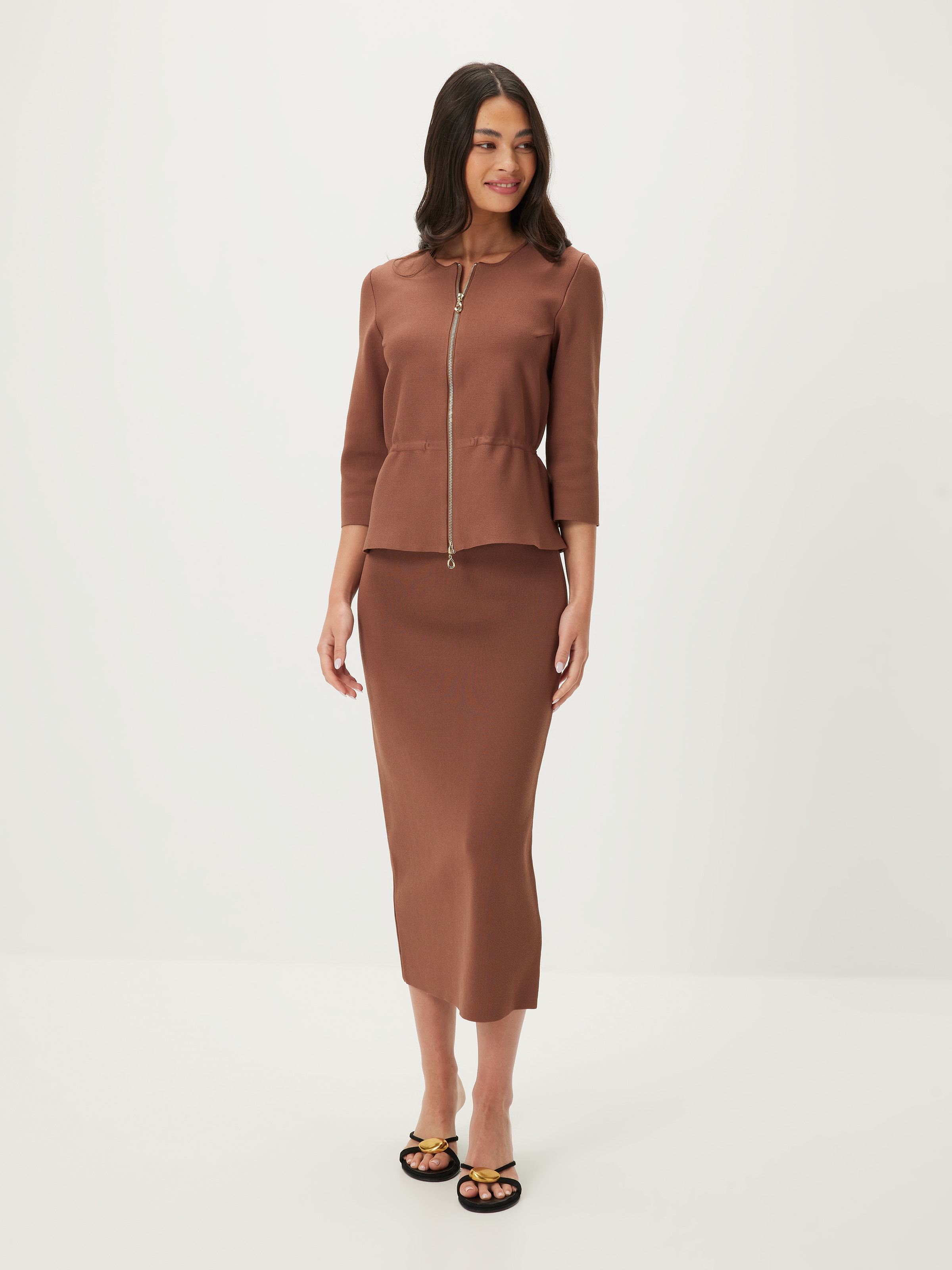 Bianca Zip Thru Milano Cardi