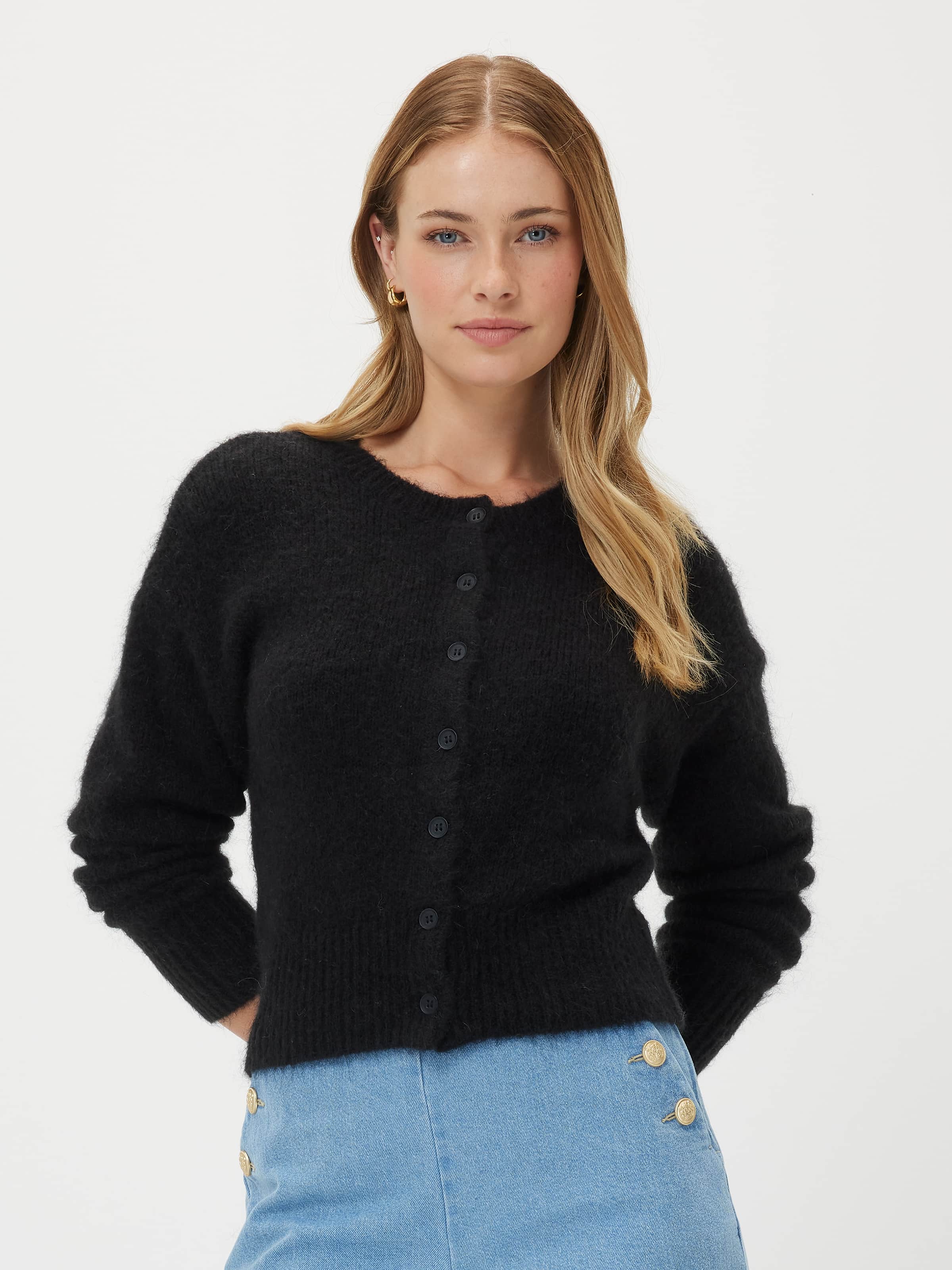 Louie 2.0 Fluffy Crew Cardigan