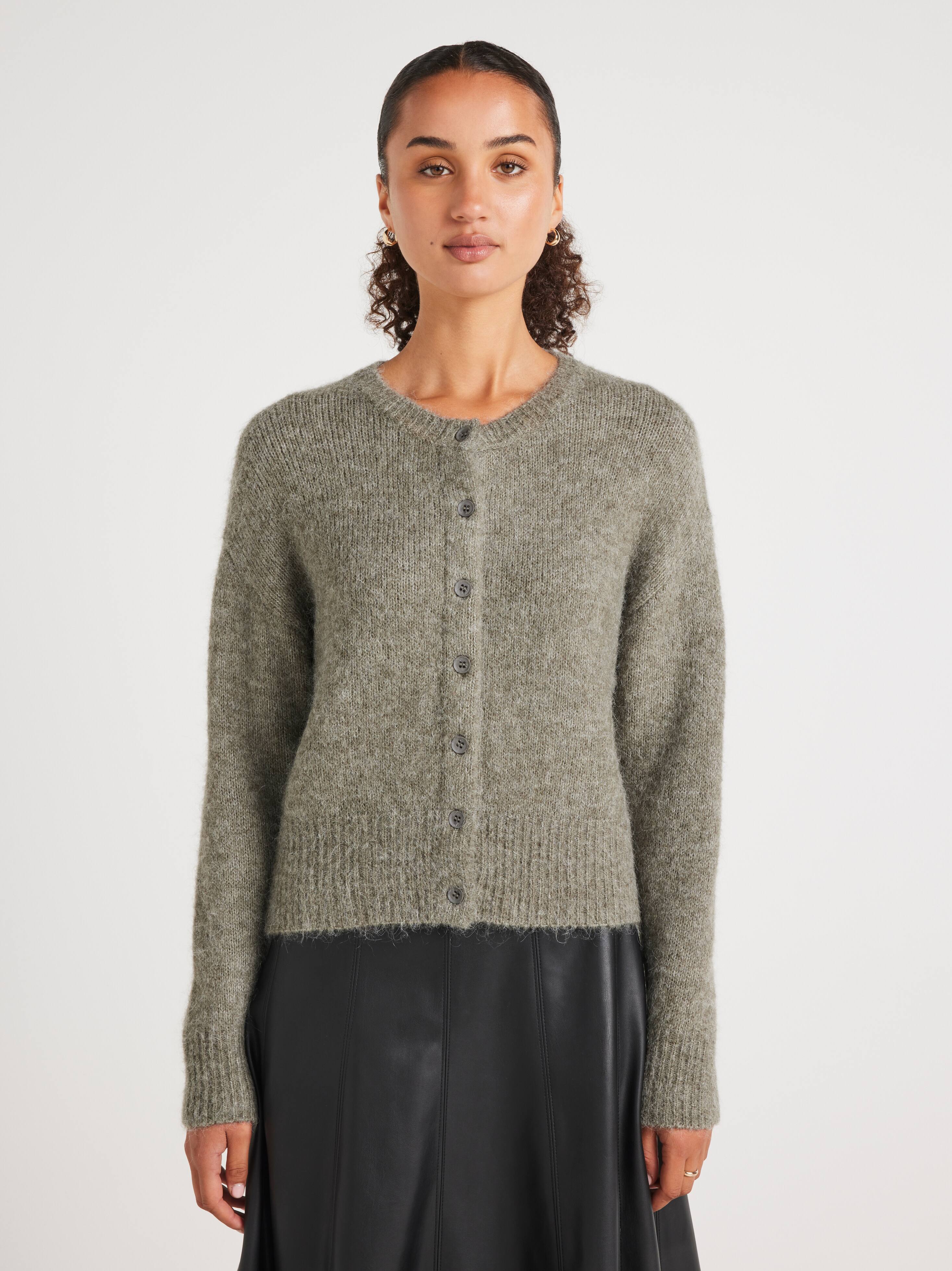 Louie 2.0 Fluffy Crew Cardigan