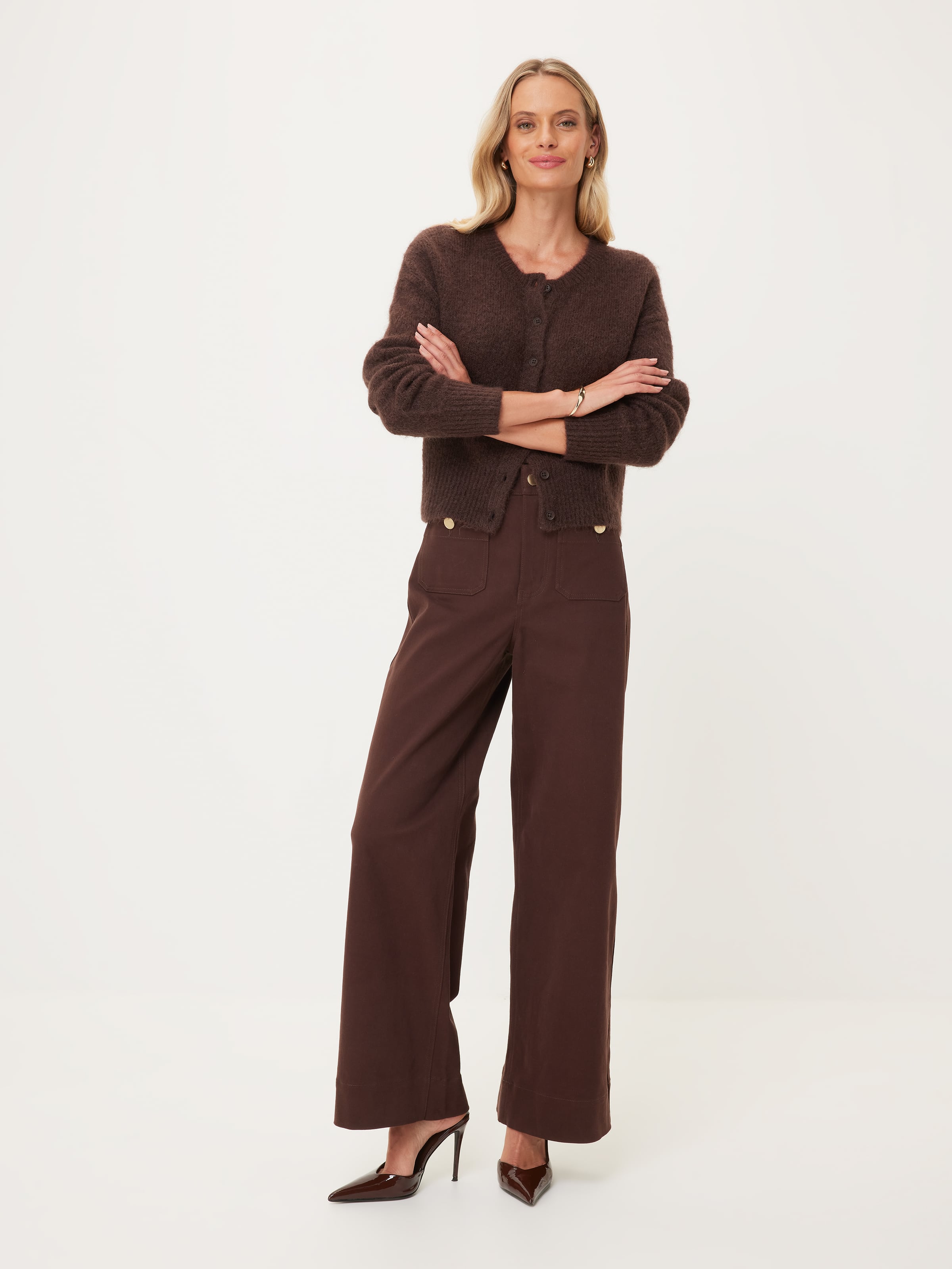 Louie 2.0 Fluffy Crew Cardigan