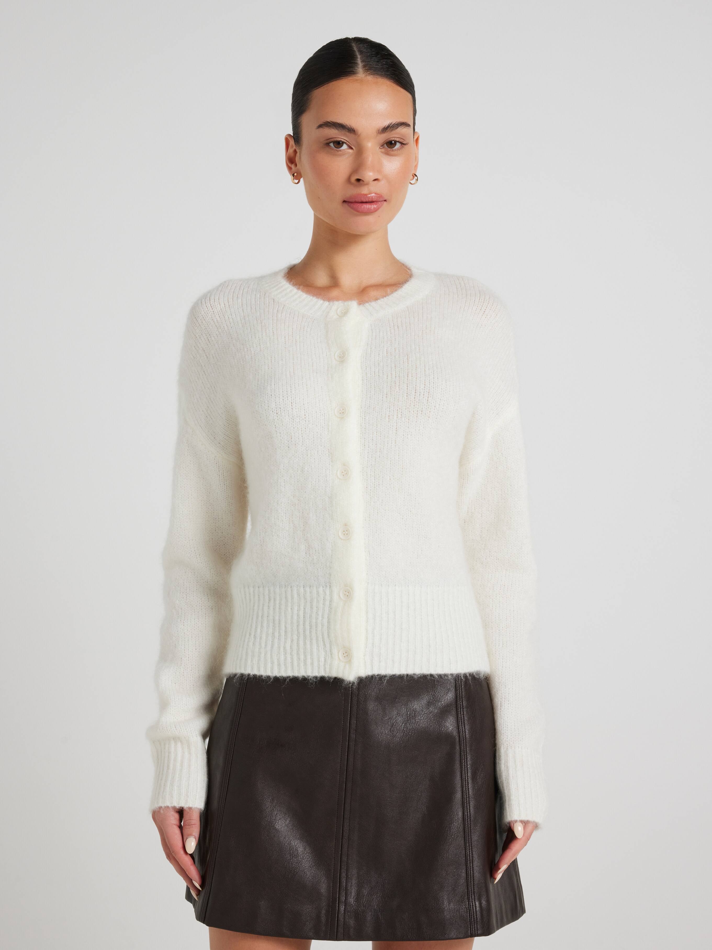 Louie 2.0 Fluffy Crew Cardigan