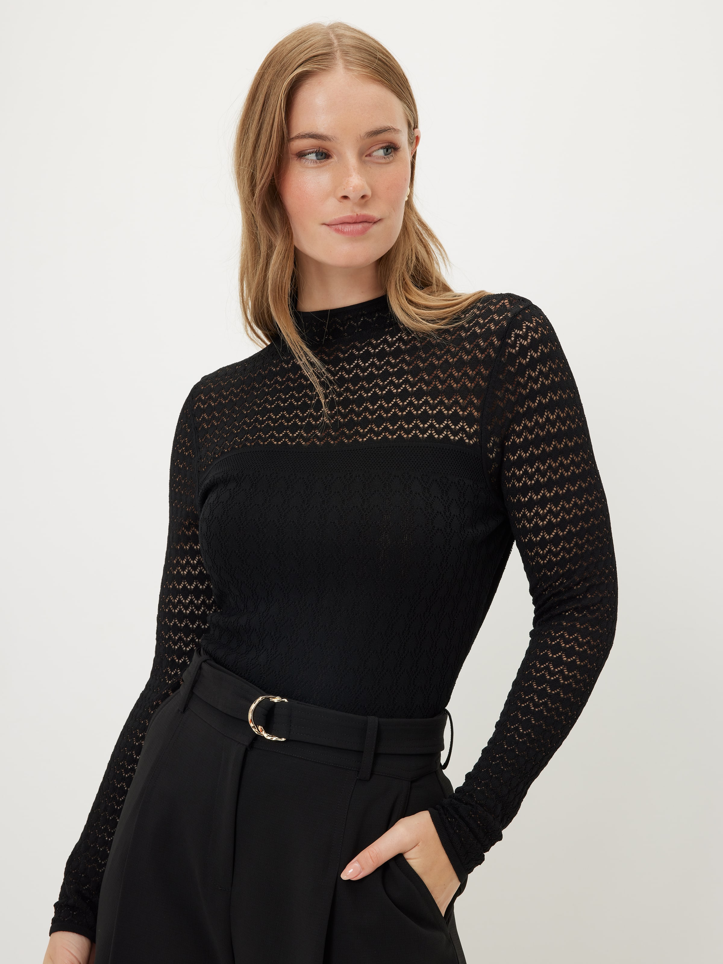 Kayley Lace Detail Knit
