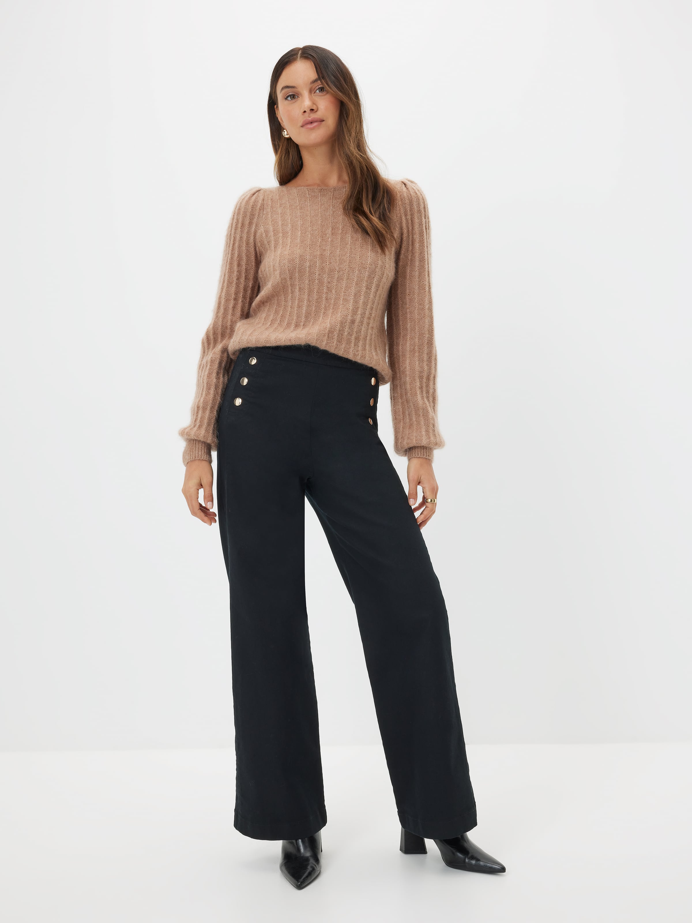 Kiki Striped Fluffy Knit