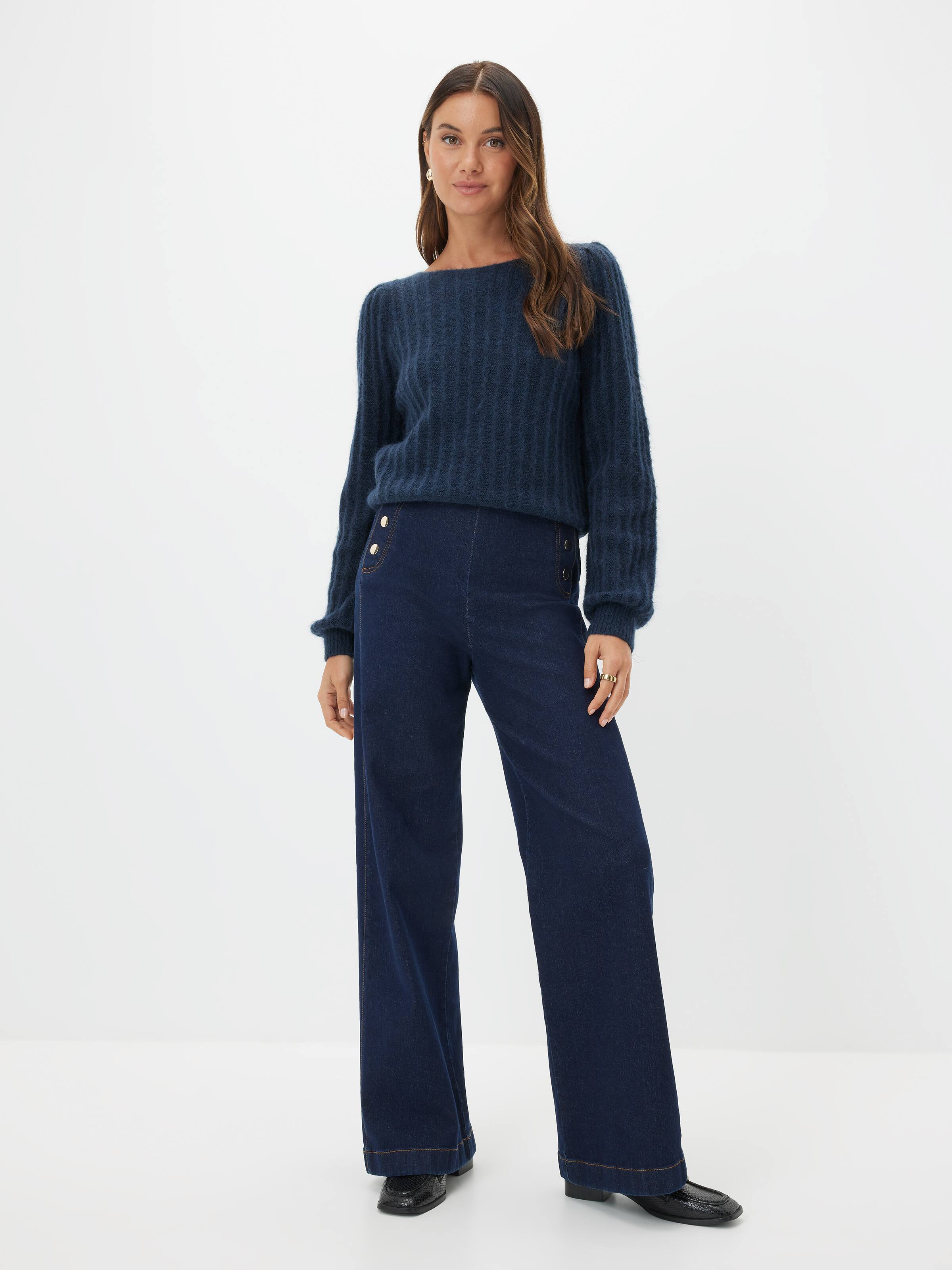 Kiki Striped Fluffy Knit