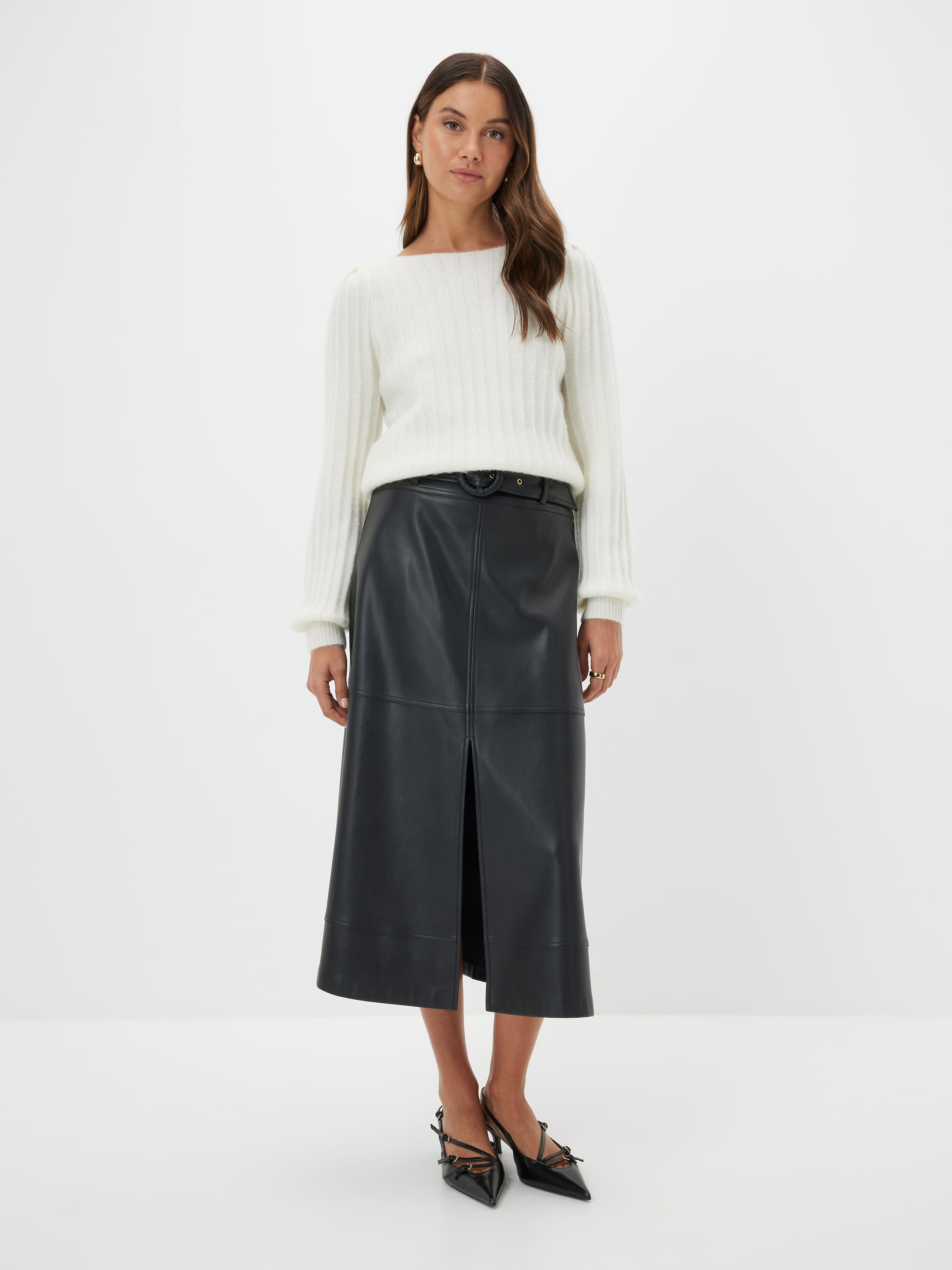 Kiki Striped Fluffy Knit