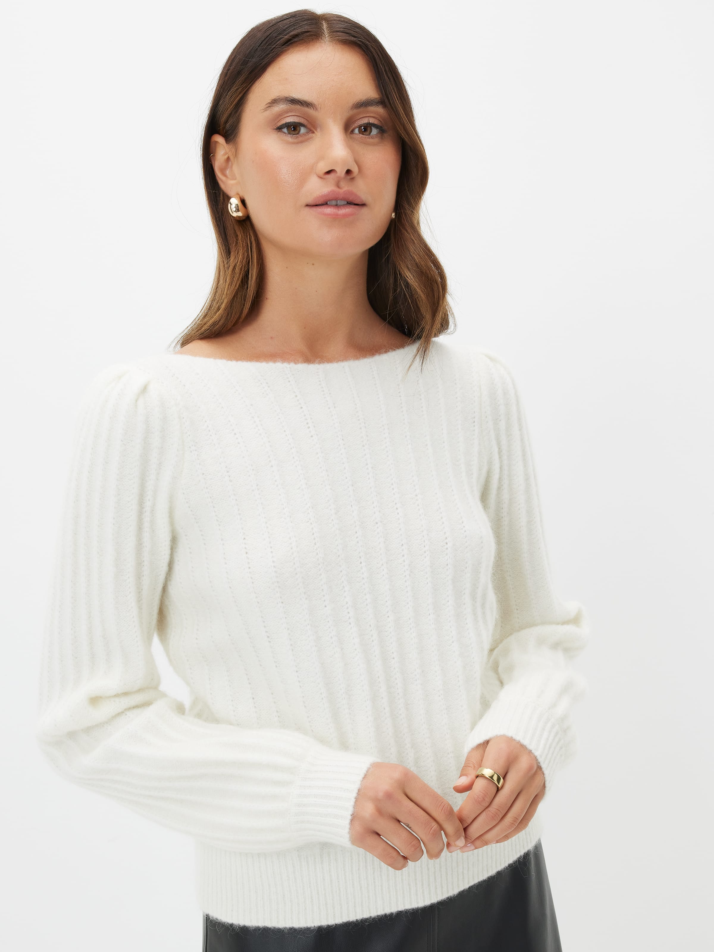 Kiki Striped Fluffy Knit