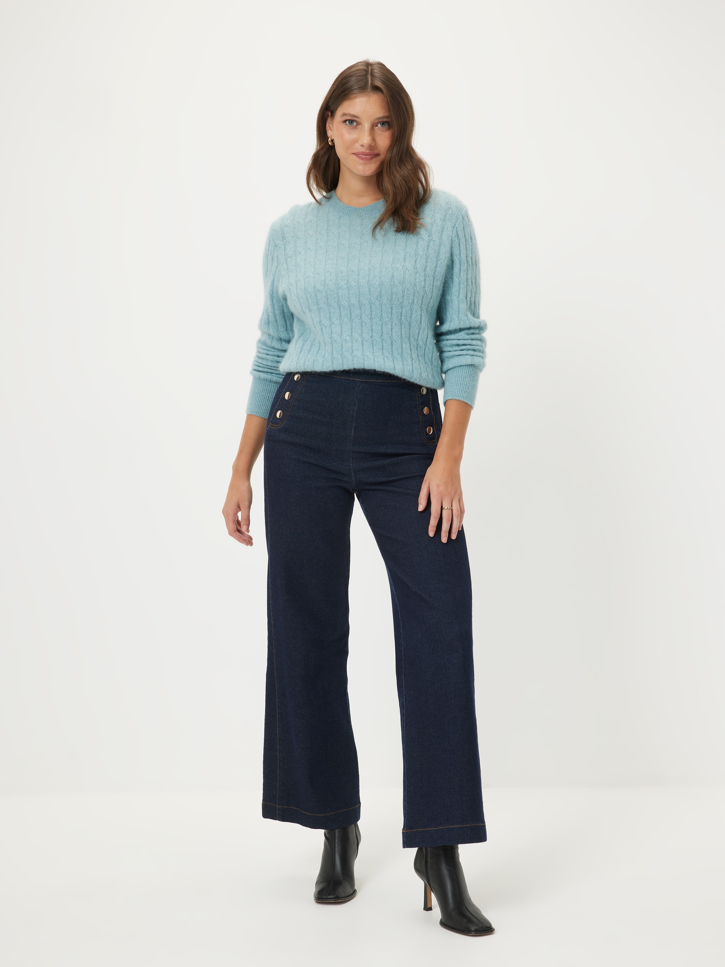 Jessica Cable Fluffy Knit
