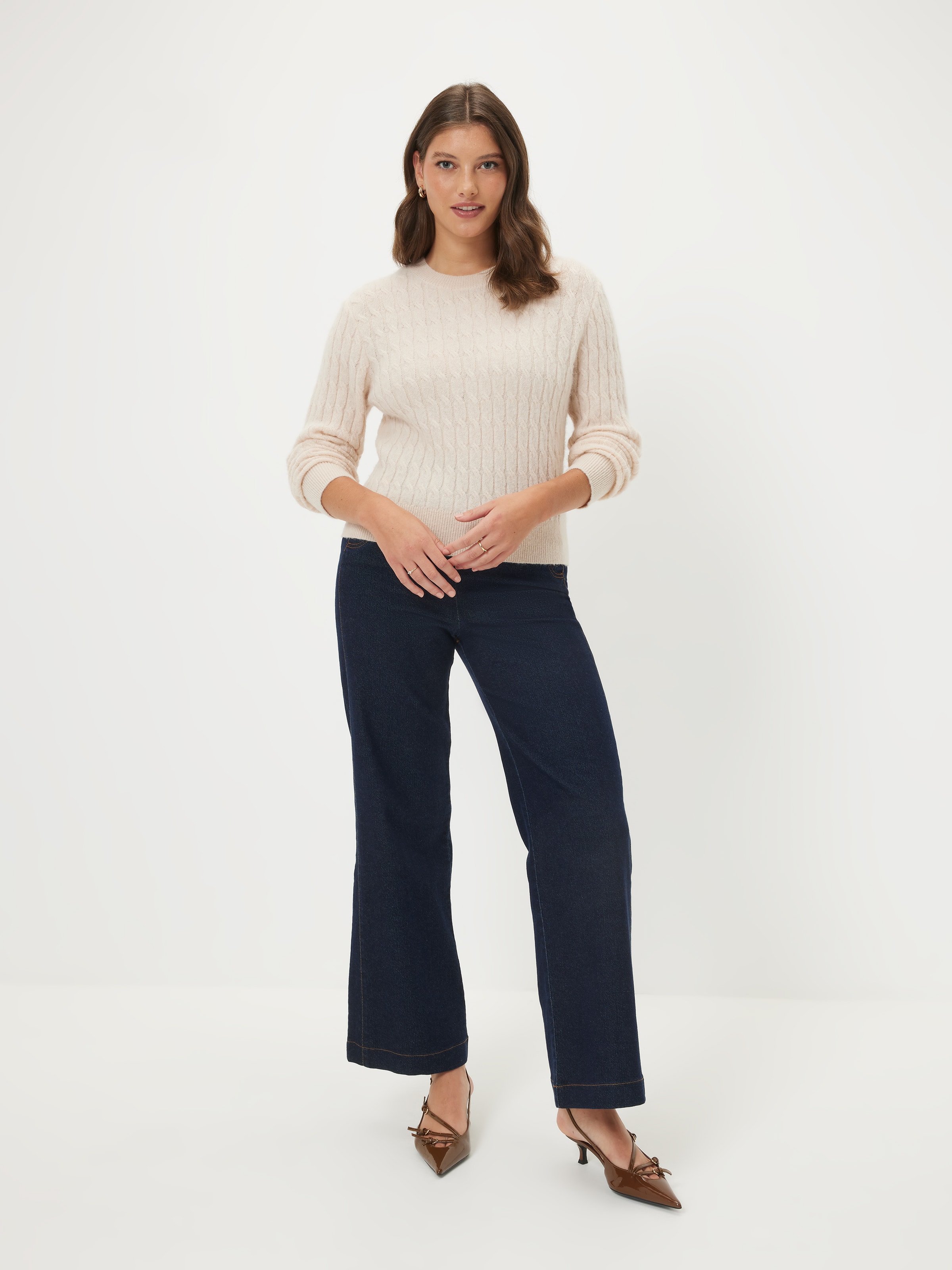 Jessica Cable Fluffy Knit