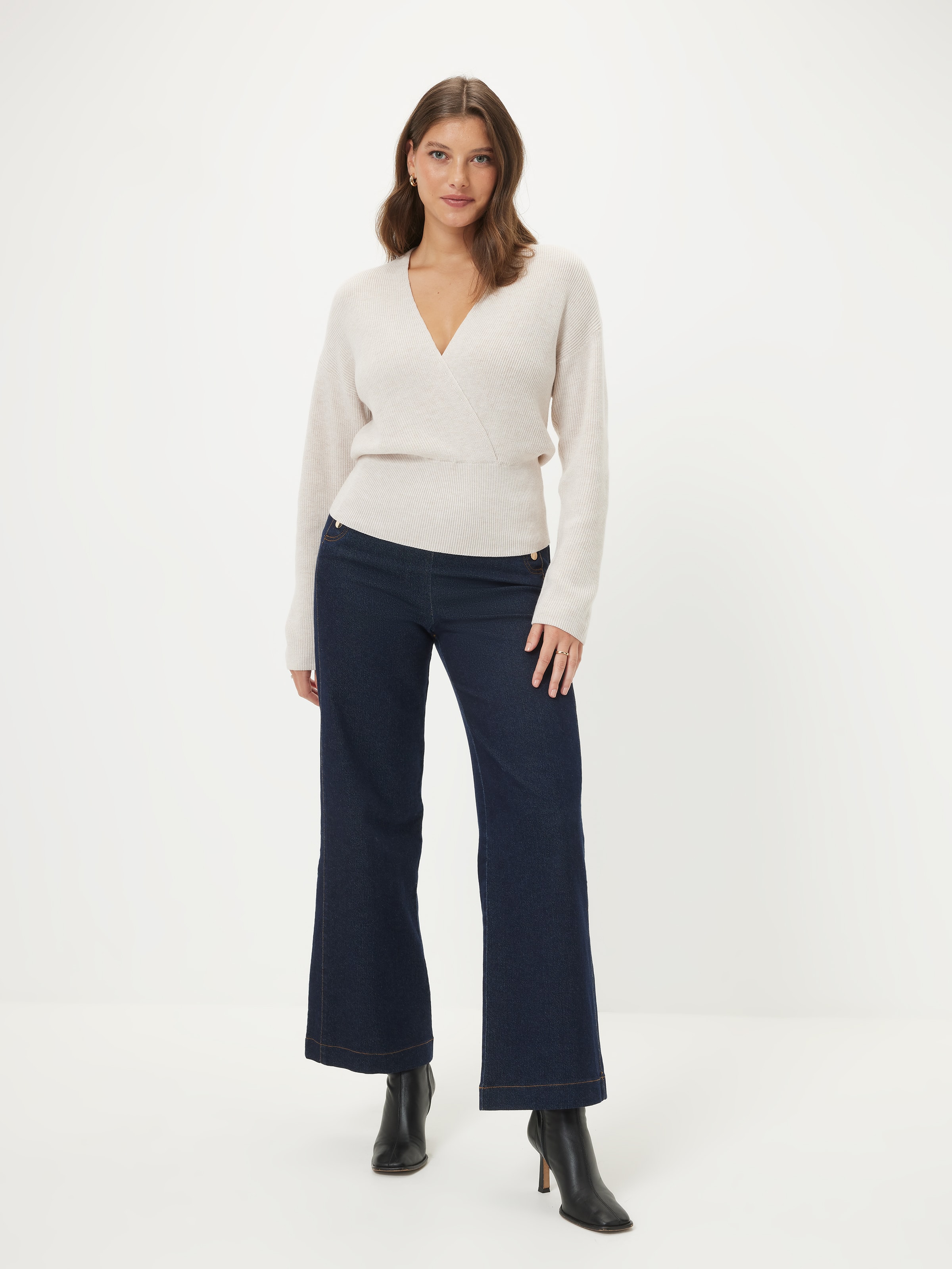 Juliana High Neck Wrap Knit