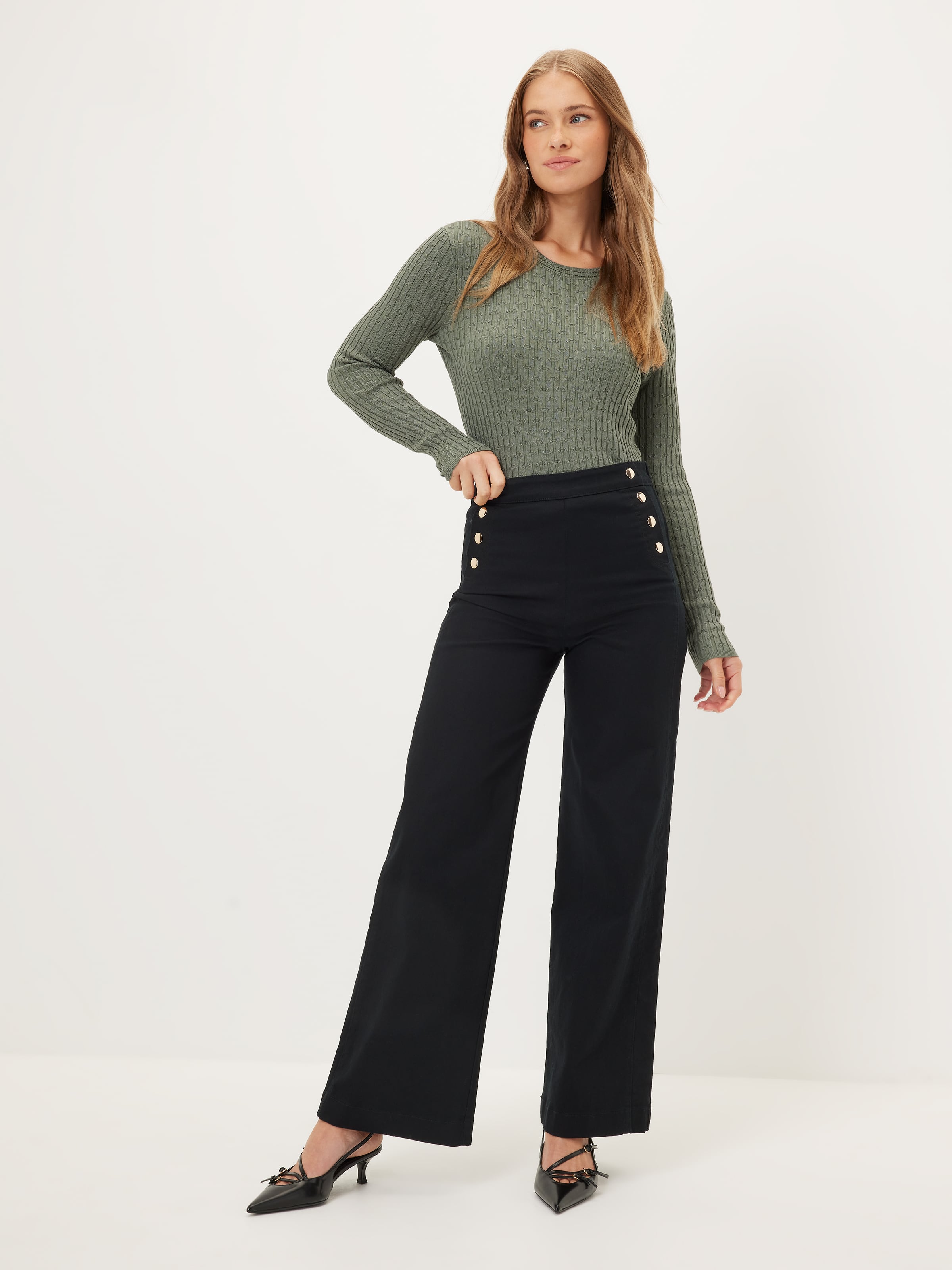 Tenzing Stitch Detail Top