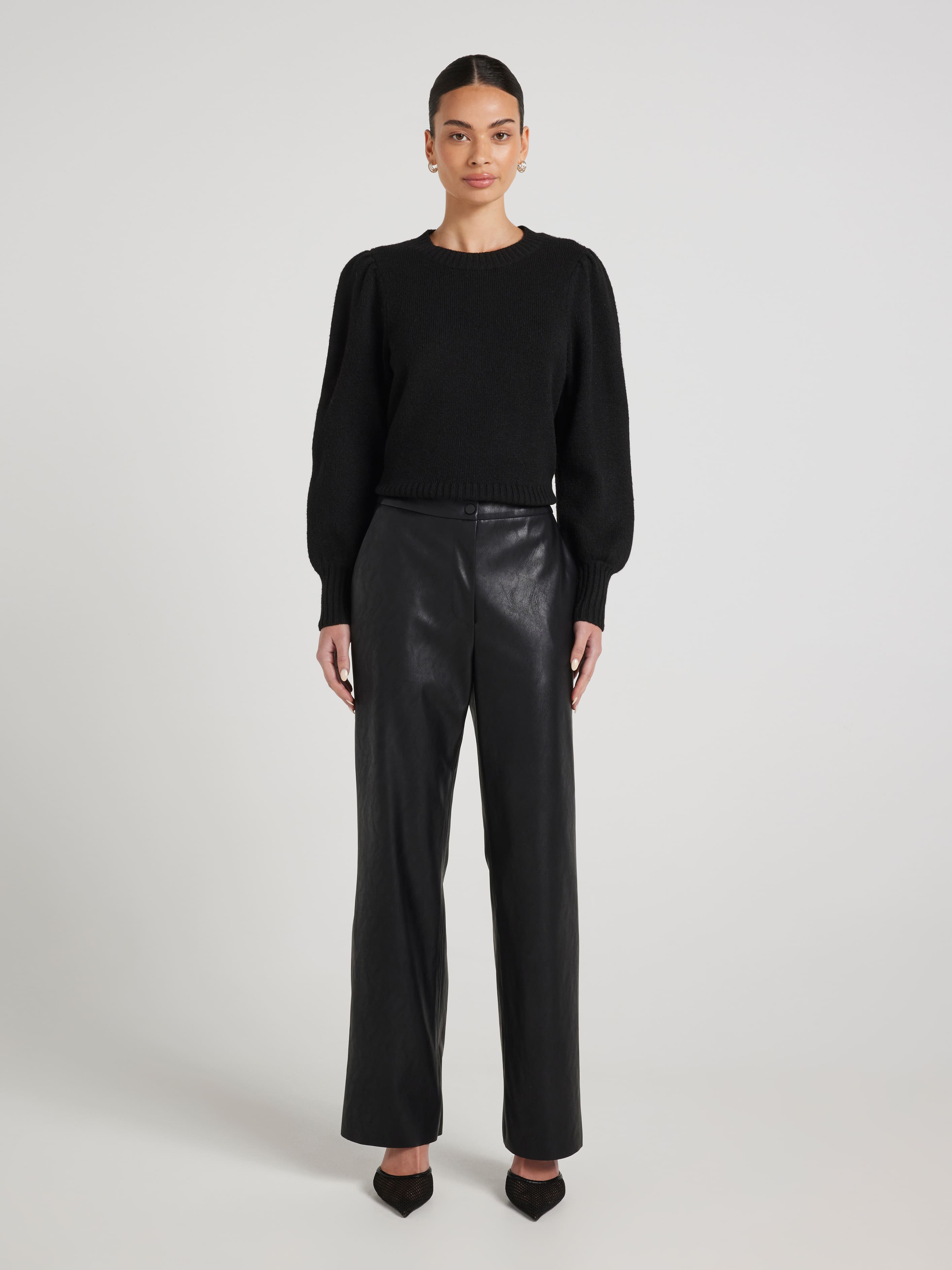 Chloe Puff Long Sleeve Knit