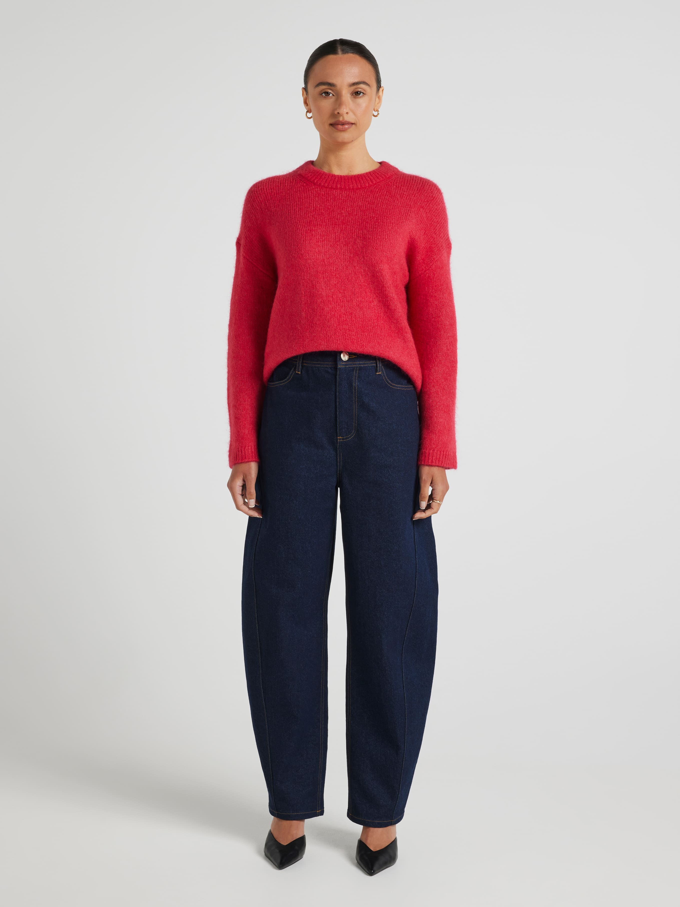 Felicia Fluffy Long Sleeve Knit