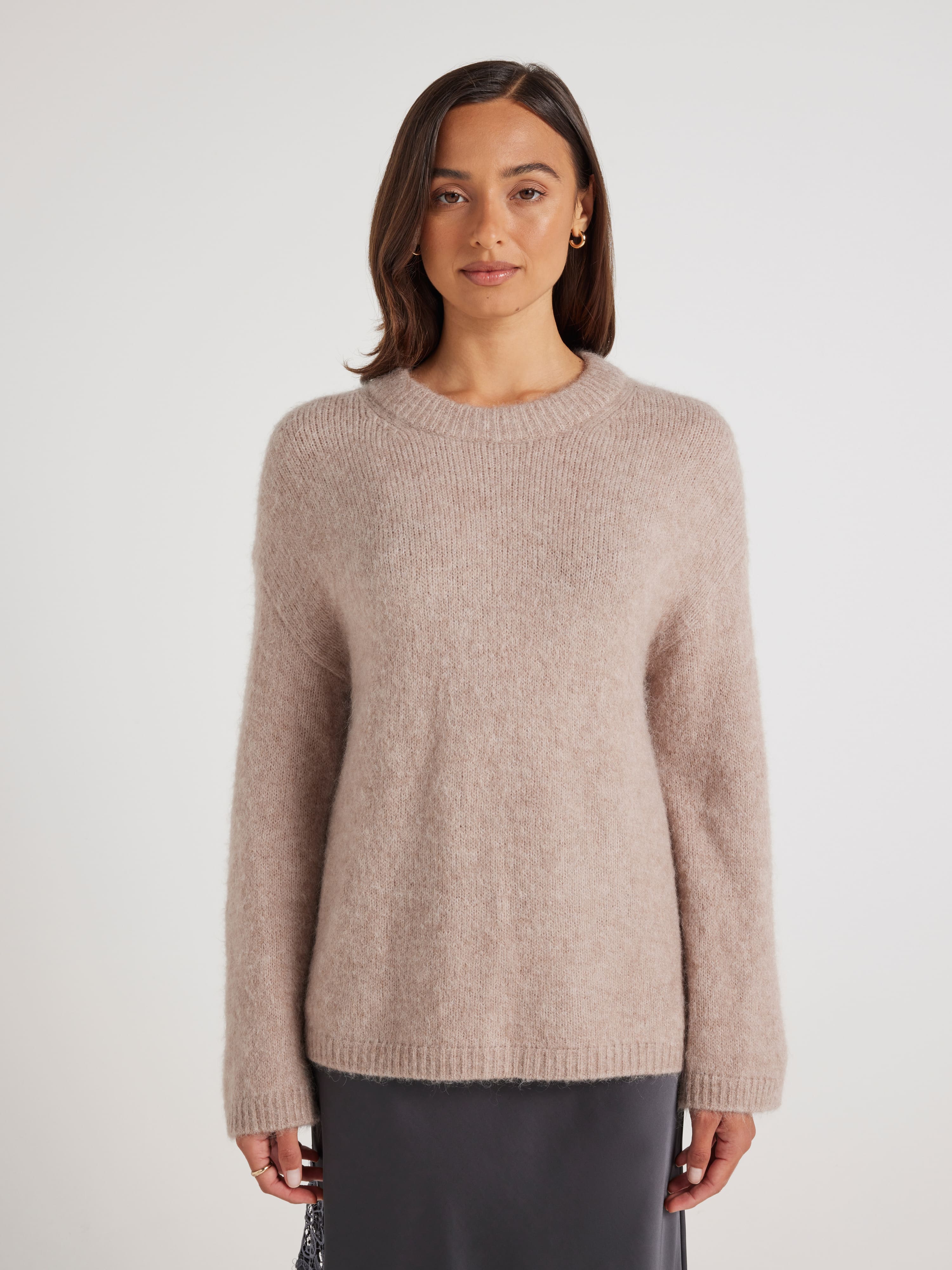 Felicia Fluffy Long Sleeve Knit
