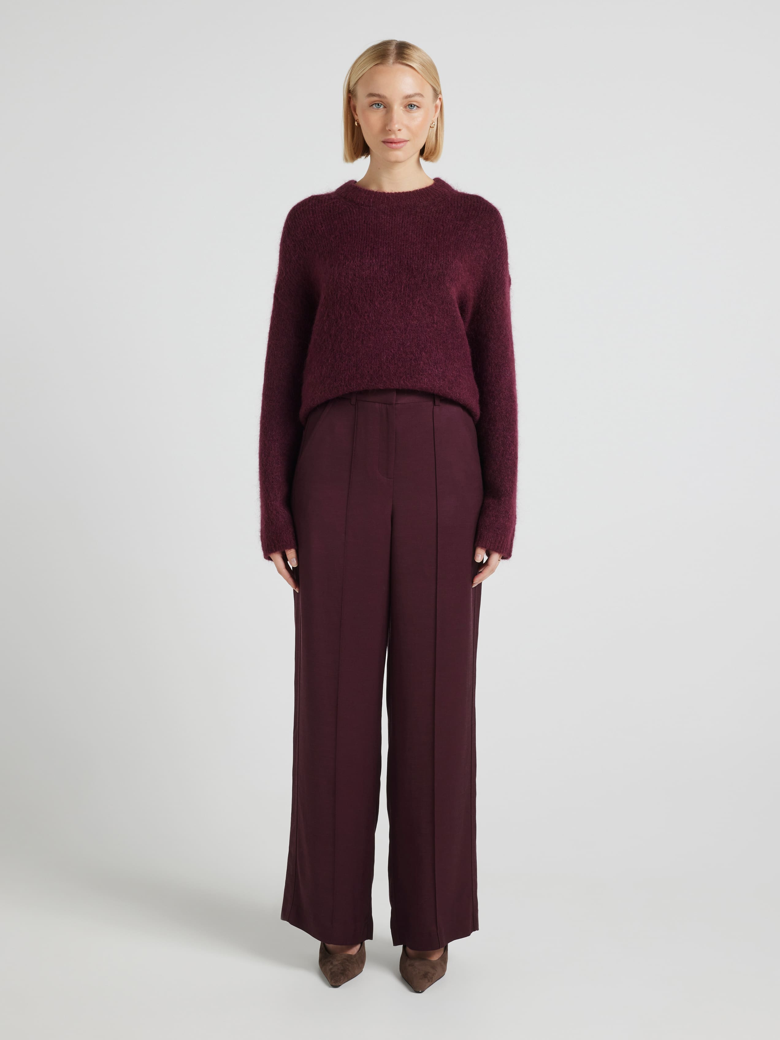 Felicia Fluffy Long Sleeve Knit