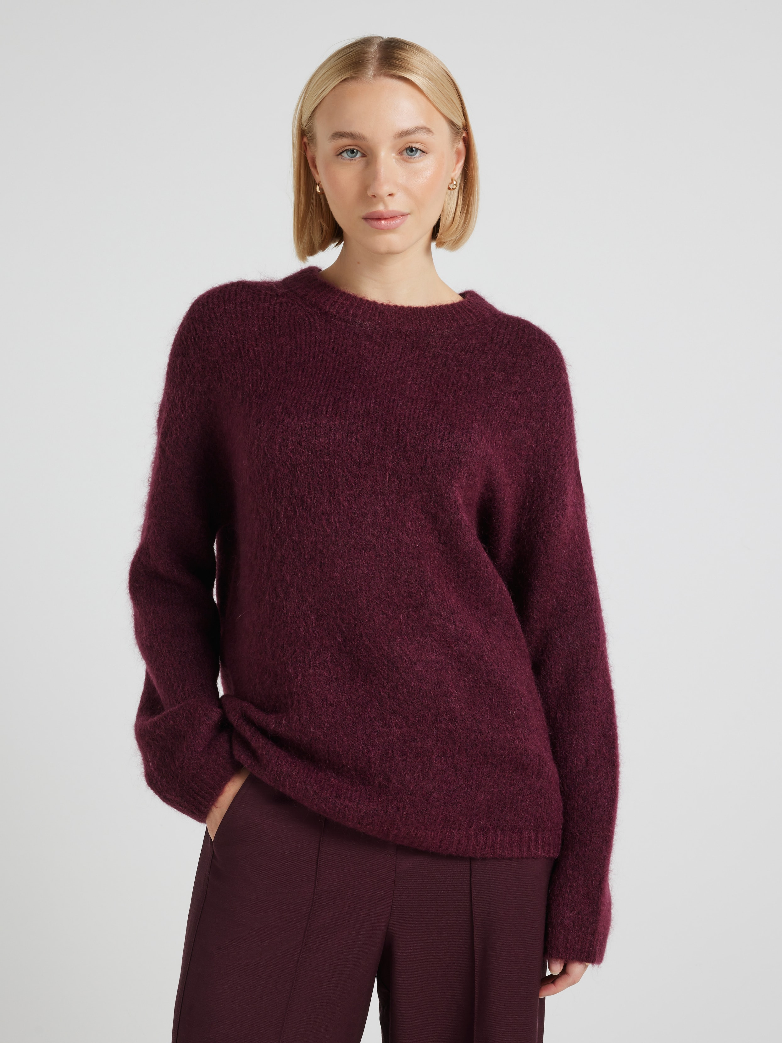 Felicia Fluffy Long Sleeve Knit