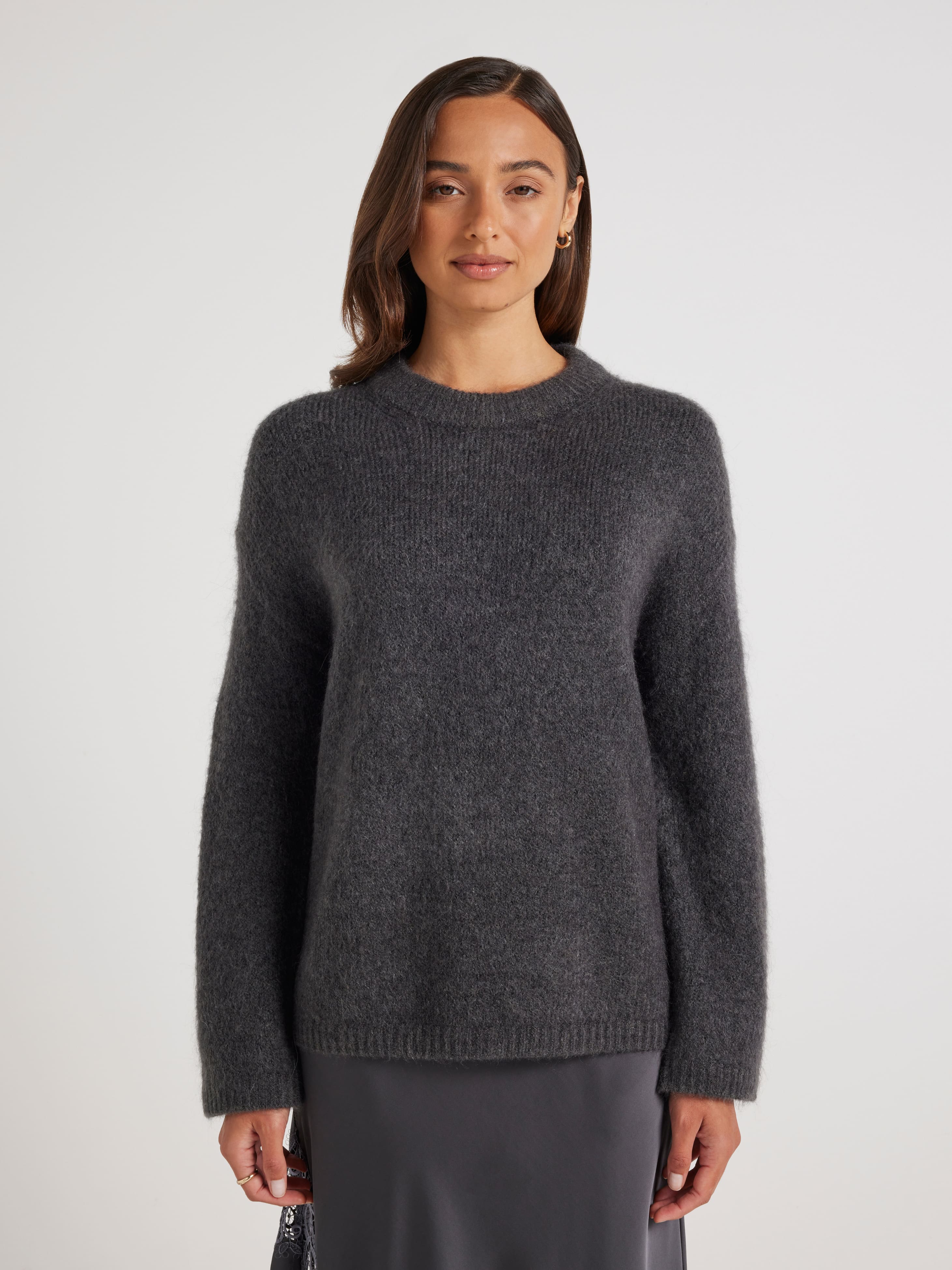 Felicia Fluffy Long Sleeve Knit