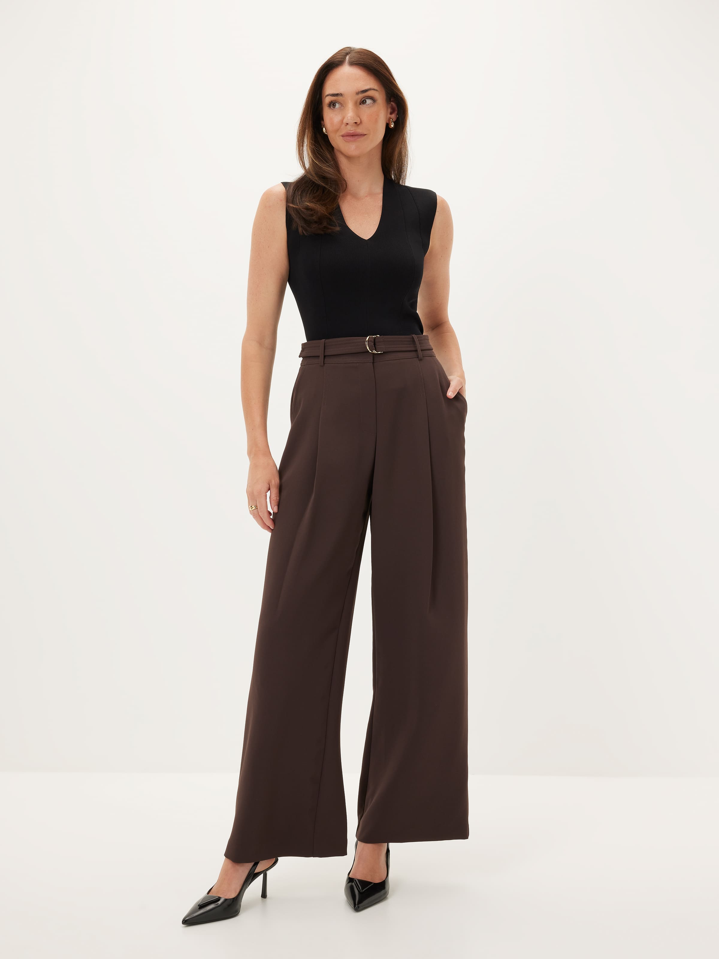 Hattie High Neck Milano Top