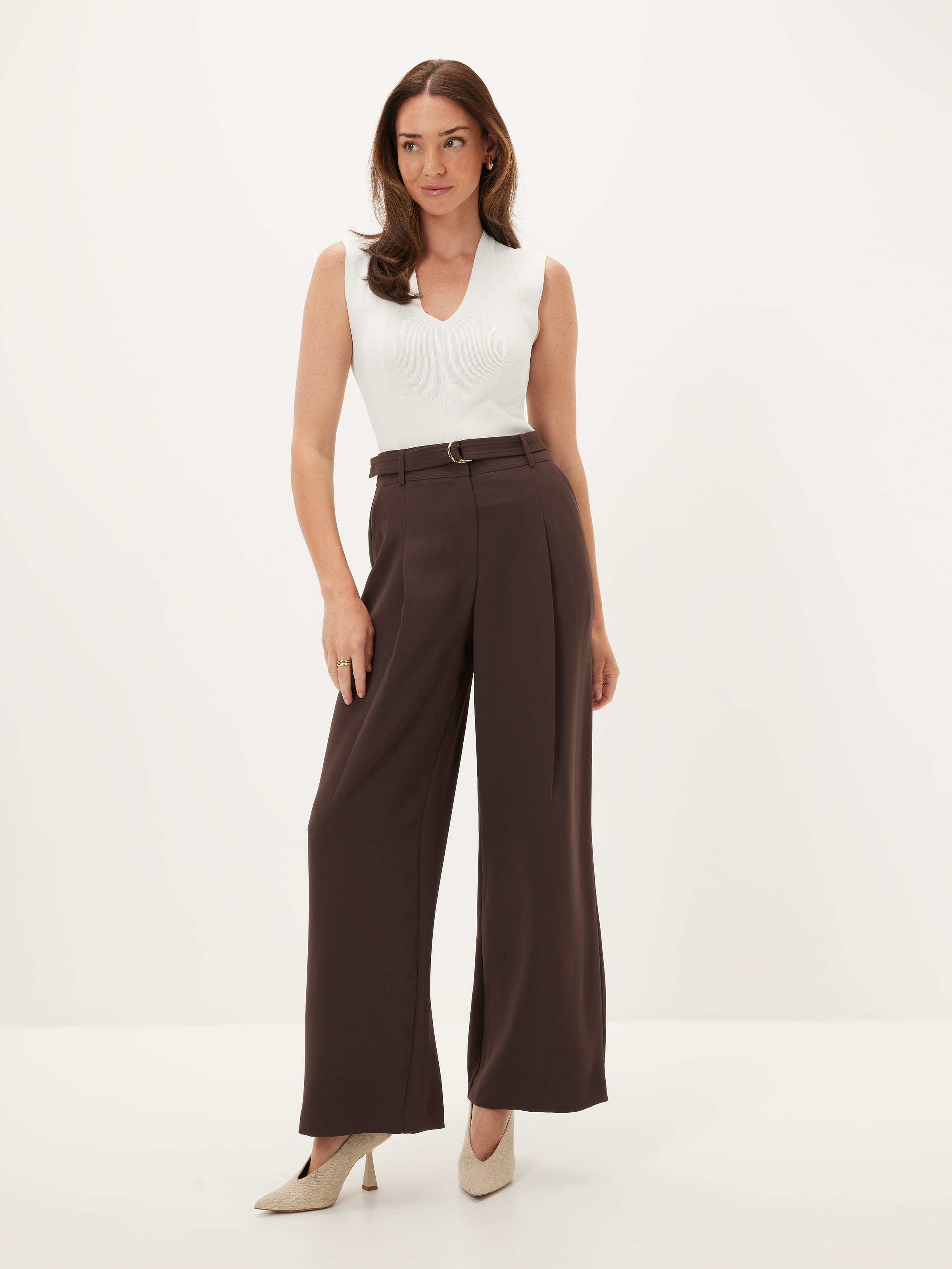 Hattie High Neck Milano Top