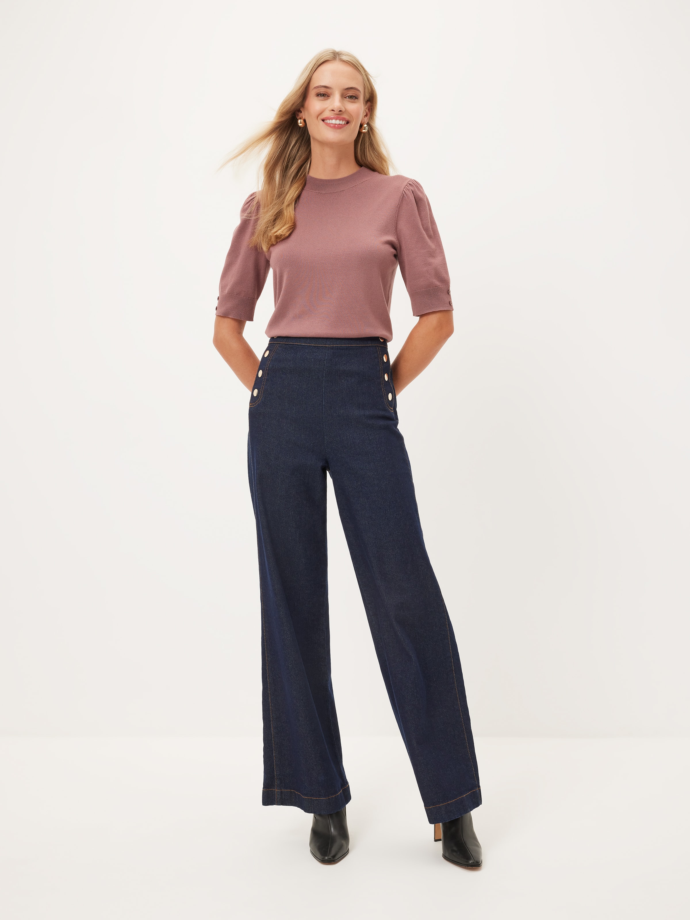 Frenchy Puff Sleeve Knit
