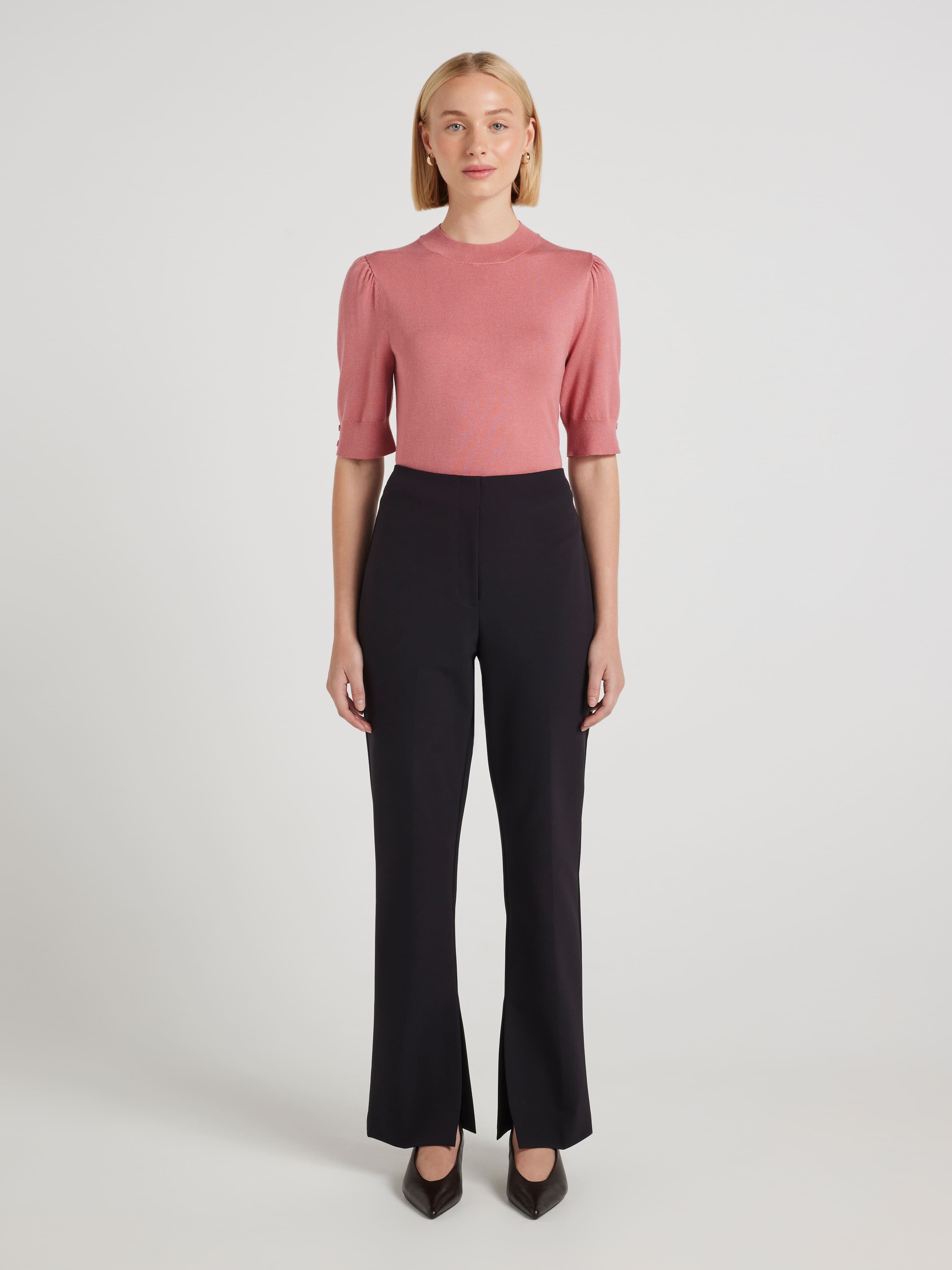 Frenchy Puff Sleeve Knit